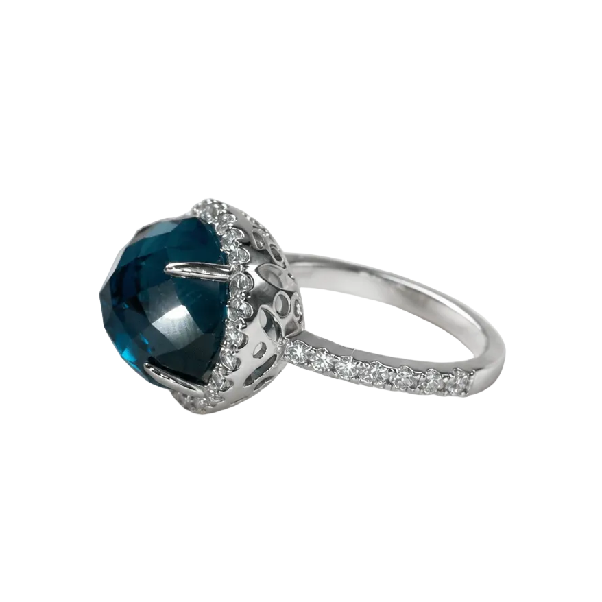 2606 secondhand Pt900 BT6.6ct/D0.5ct 6.67g