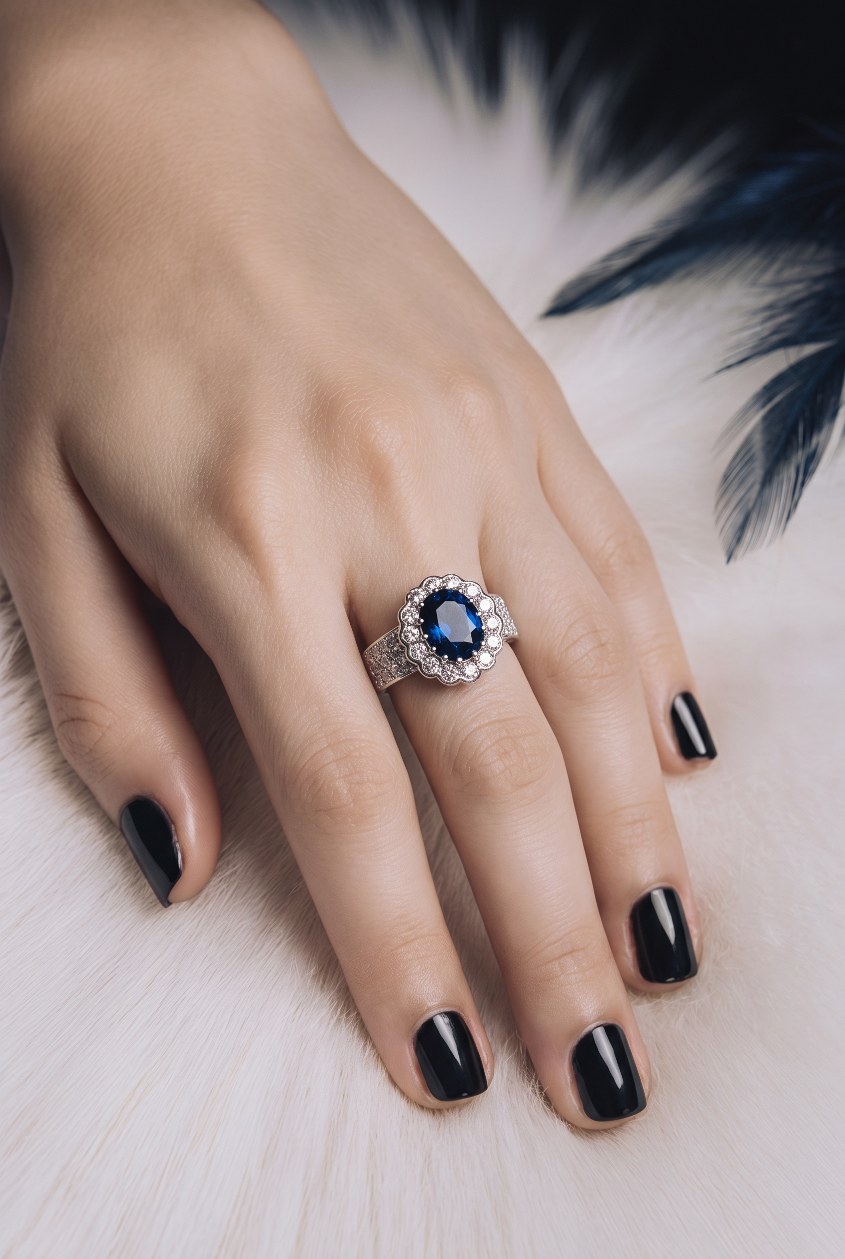 2607 secondhand ring non heated S3.183ct/D1.30ct Total 11.5g