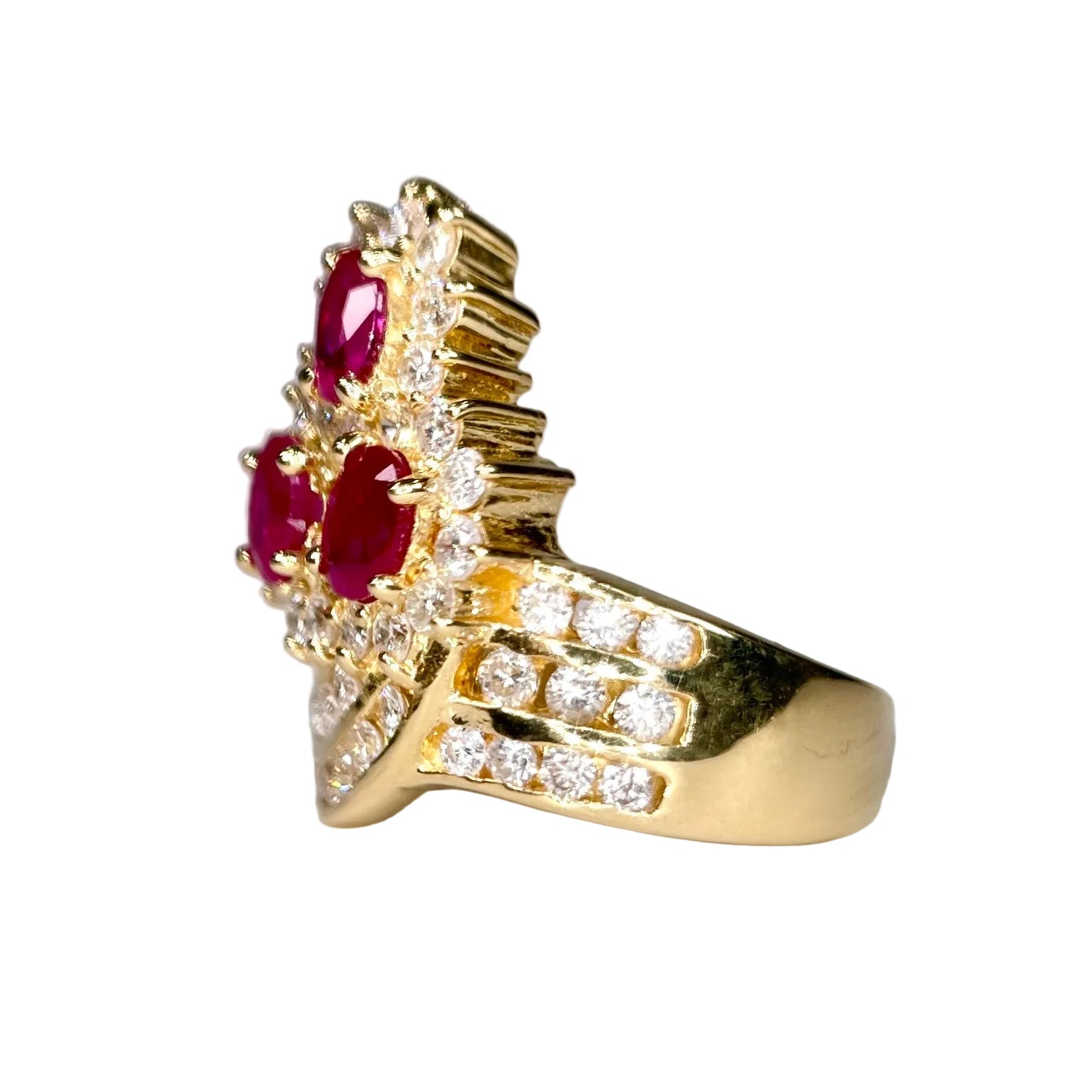 2603 secondhand K18 R1.48ct/D1.18ct 8.4g #10