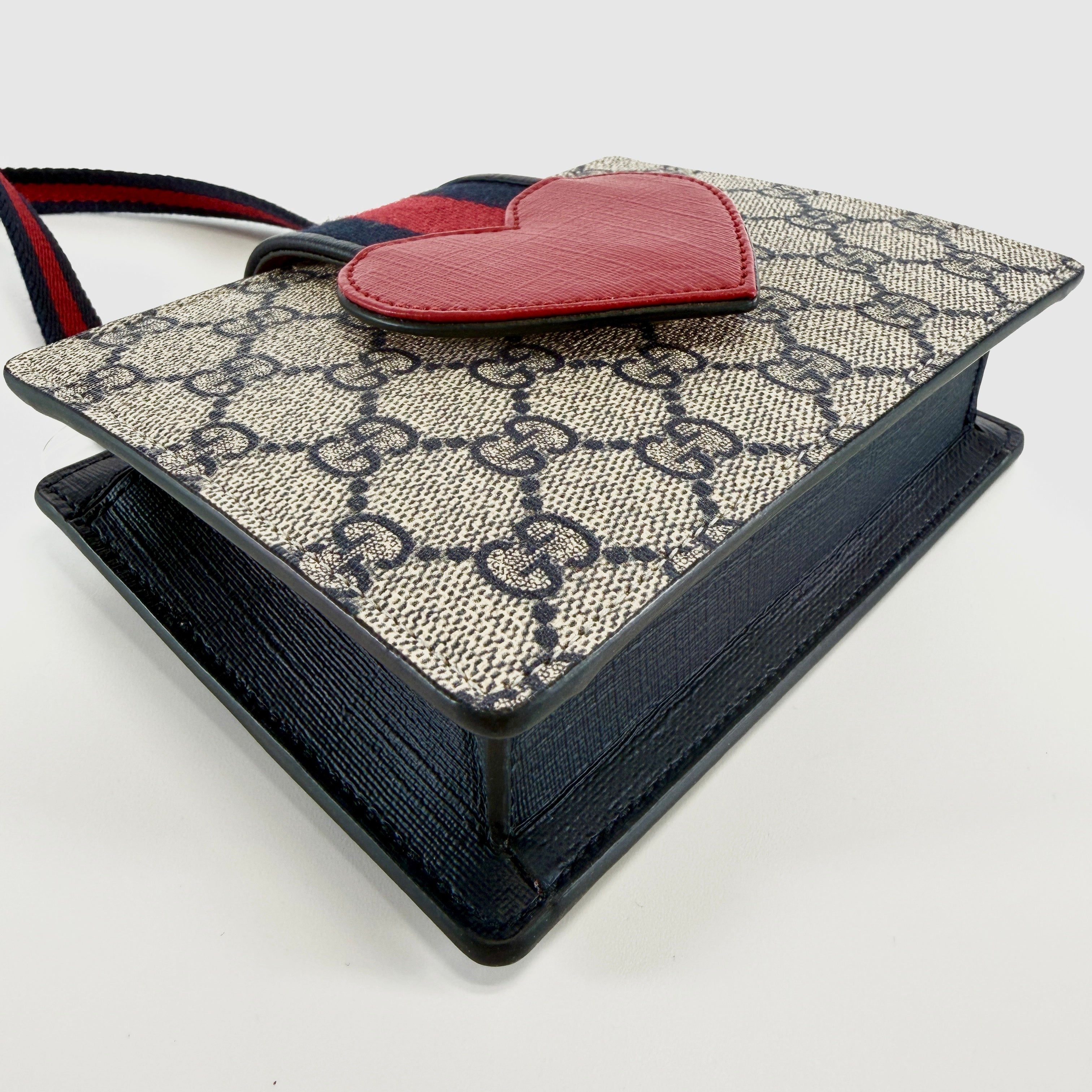2605 secondhand GUCCI bag mini Shoulder bag 793830/ Children's Navy /GG Supreme