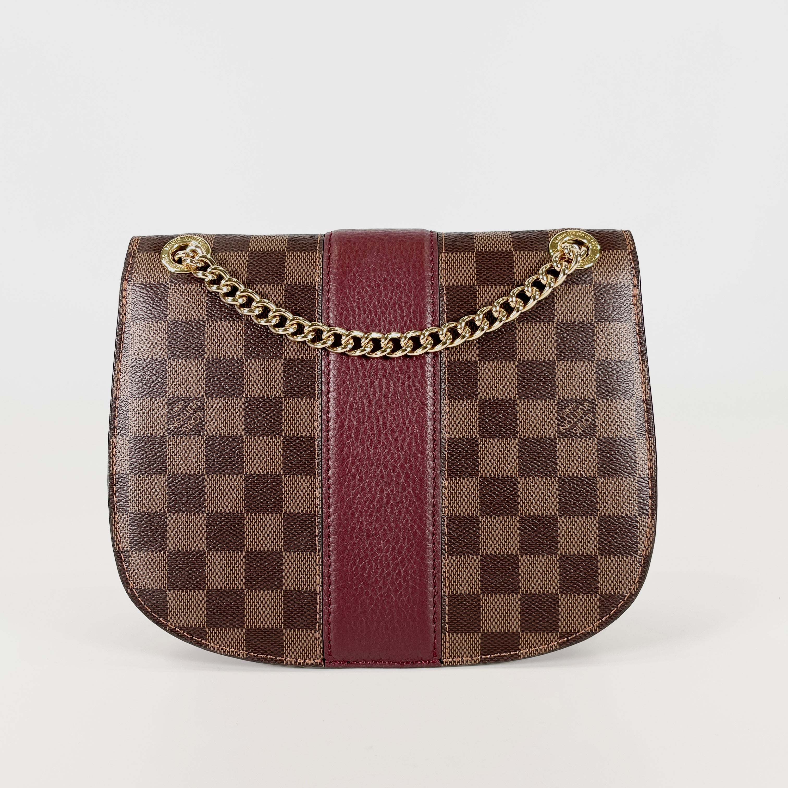 2605 secondhand LV N64420 LOUIS VUITTON Damier Chain Shoulder Bag