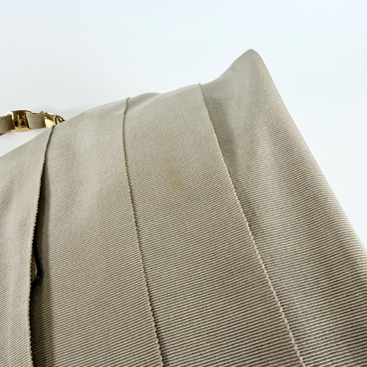 Used Tote Bag Tiered Grosgrain Chain Tote