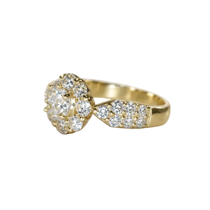 2606 secondhand K18 D0.22/0.64ct 2.77g