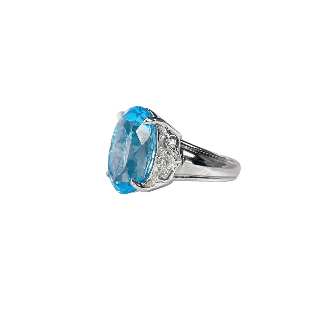 2606 secondhand Pt900 BT11.61ct/D0.09ct 13.45g