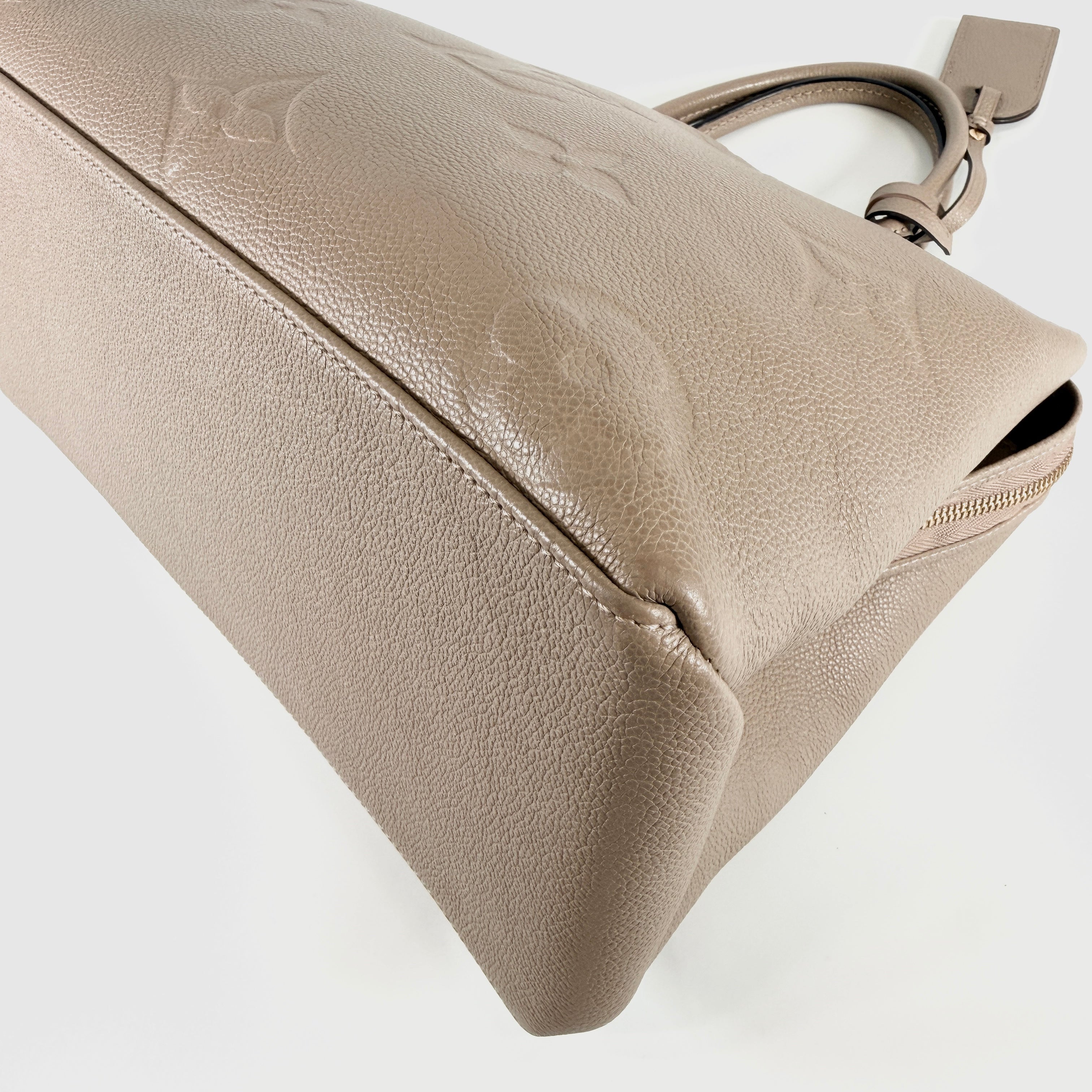 2606 secondhand LV Empreinte MM Tourterelle claim RFID strap Padlock key ×2 Name tag