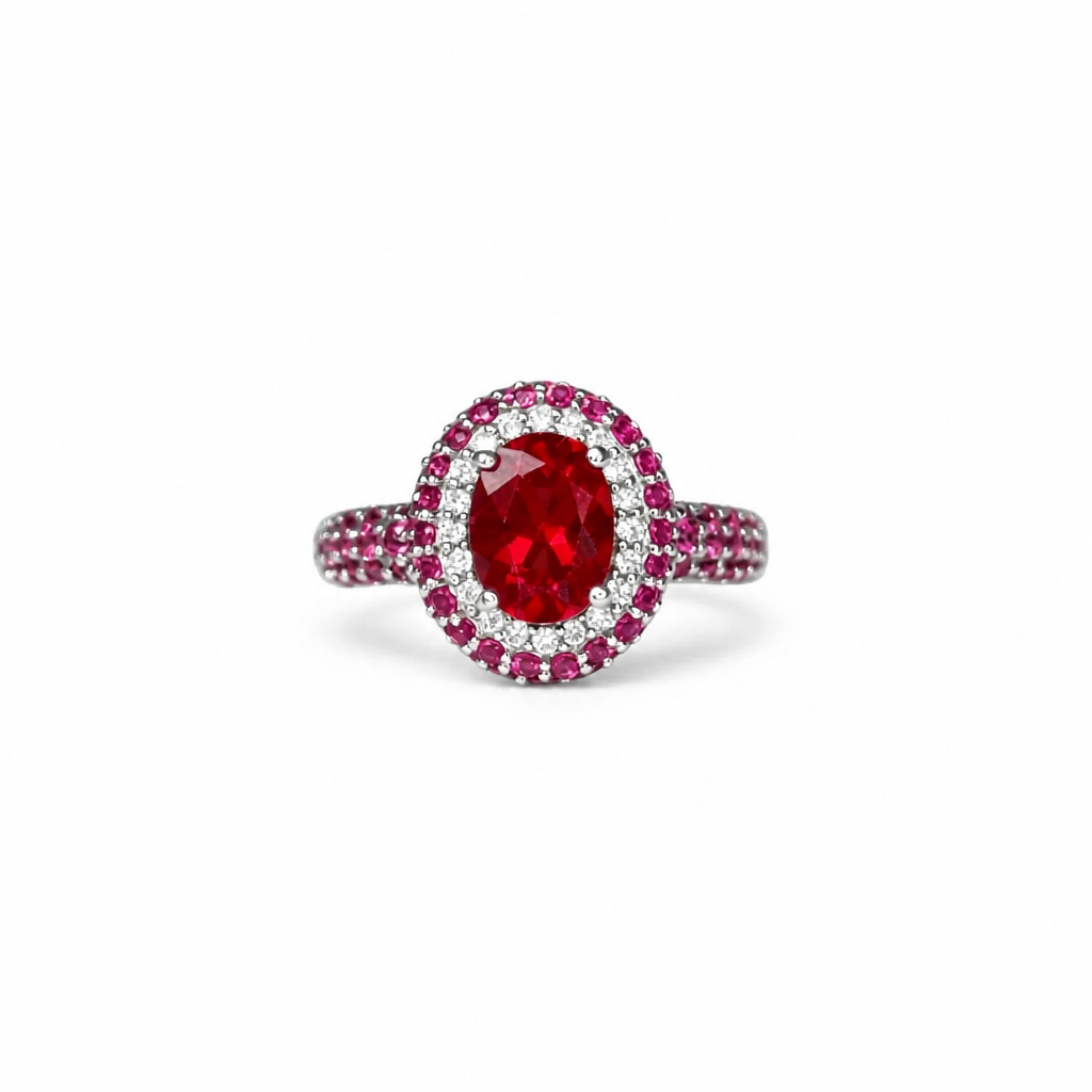 2606 secondhand K18WG S1.16ct/D0.10ct 5.45g