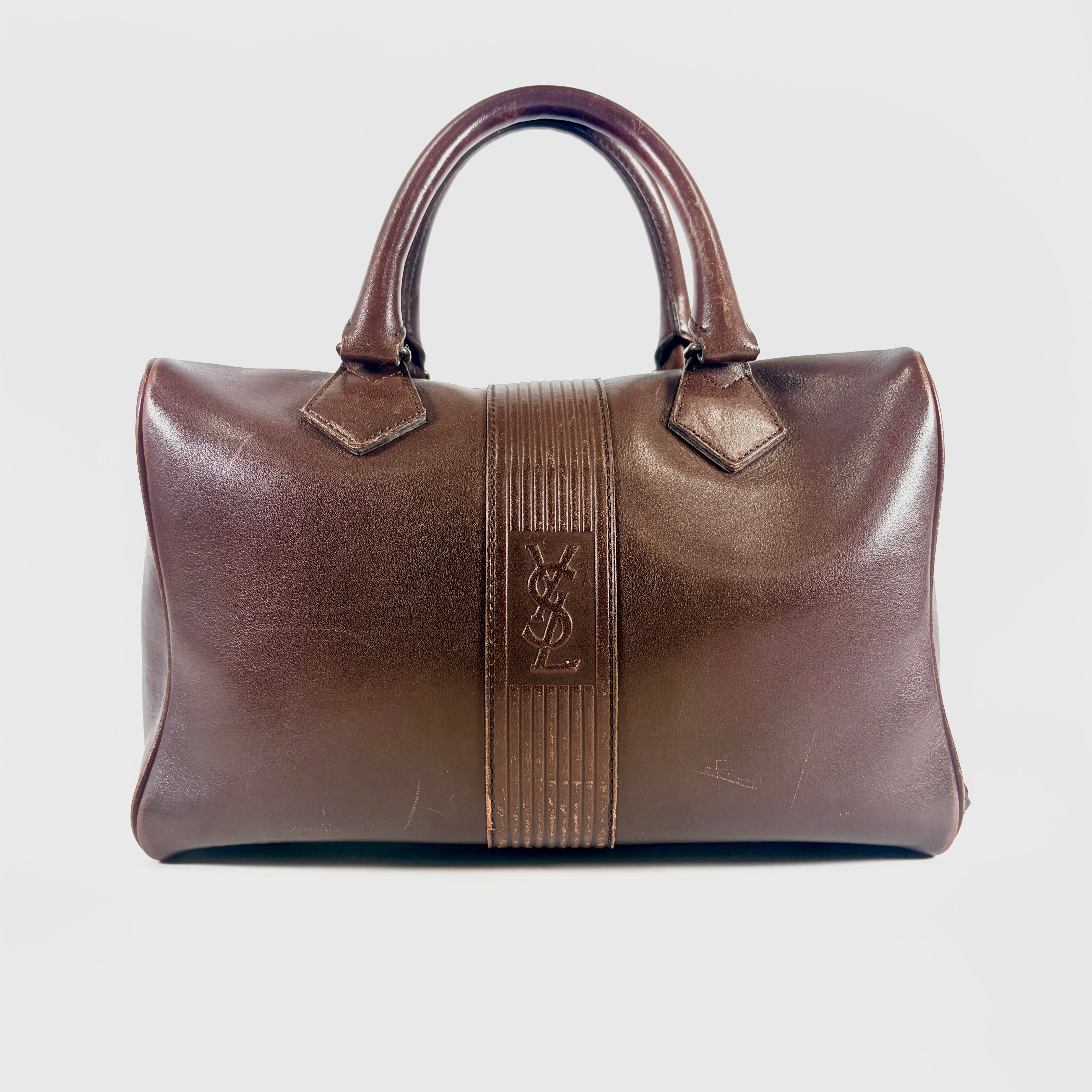 SAINT LAURENT YSL Vintage Boston Bag