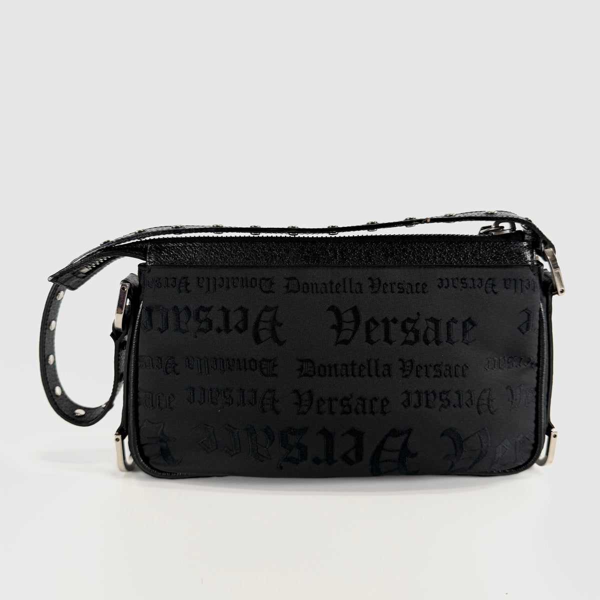 2606 secondhand VERSACE Semi shoulder black