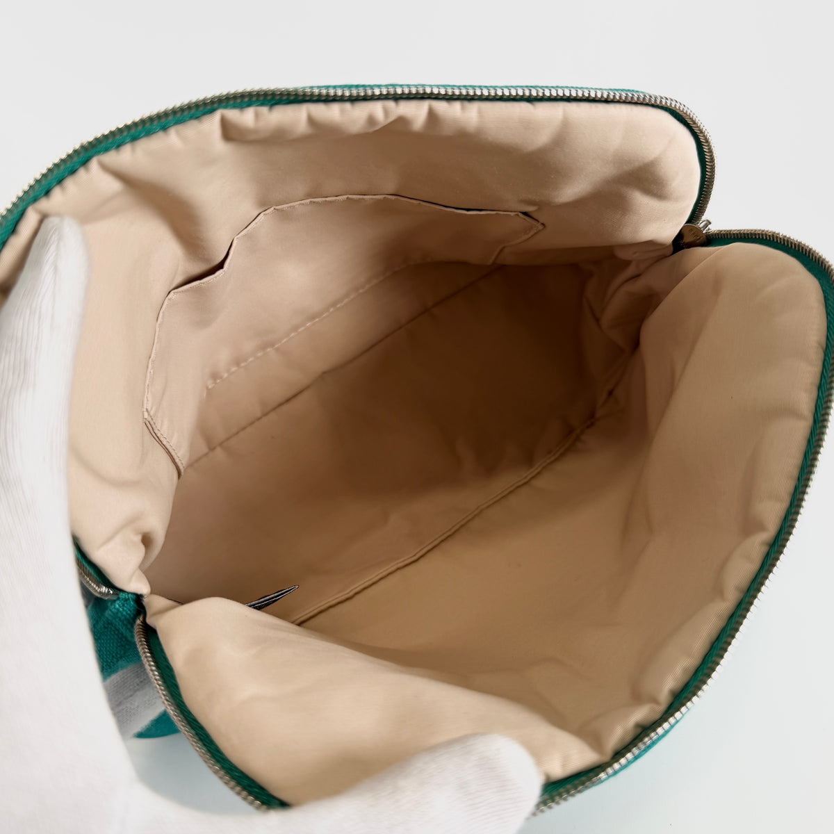 2606 secondhand HERMES Bolide pouch green