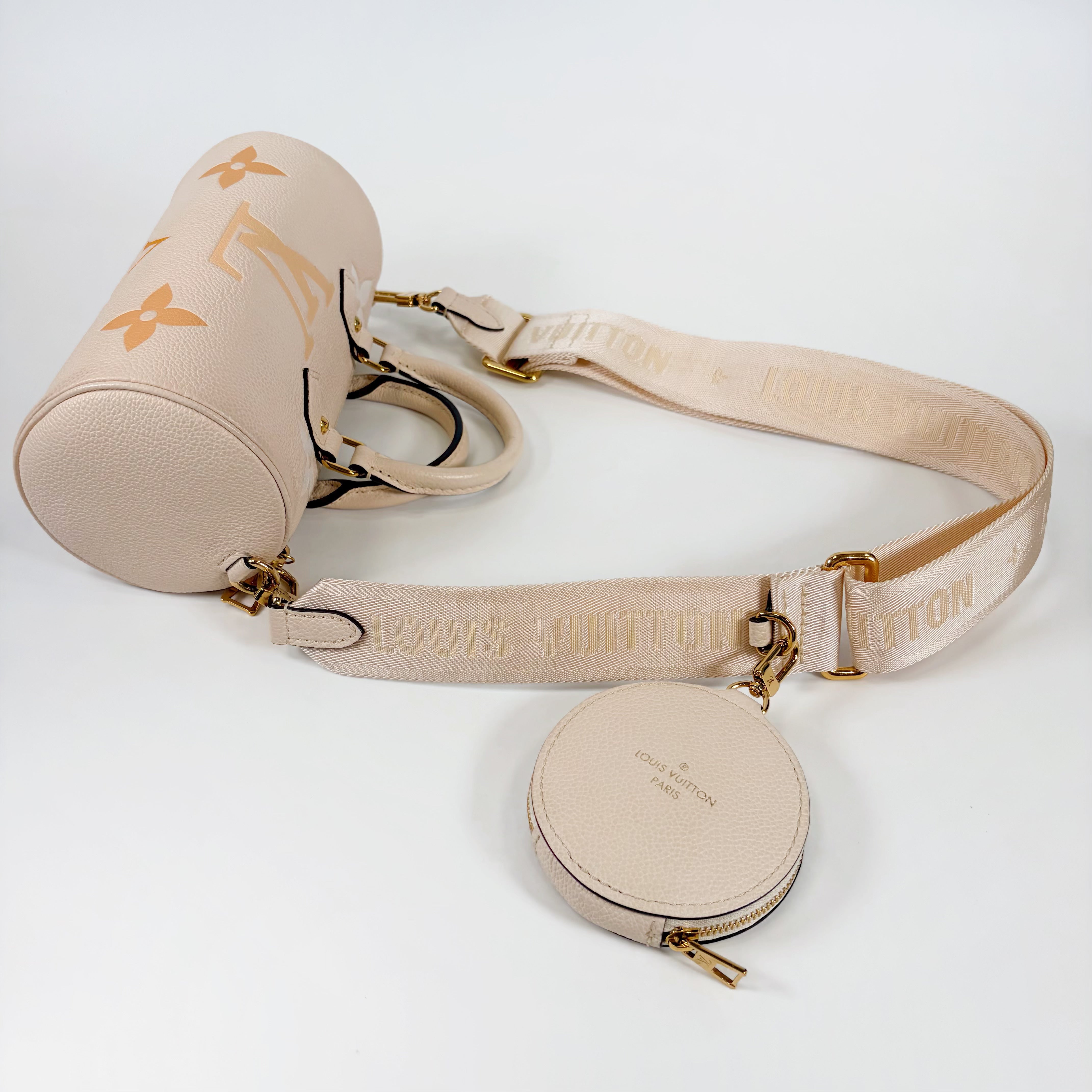 2601 Louis Vuitton Empreinte M45708 Papillon BB cream pouch