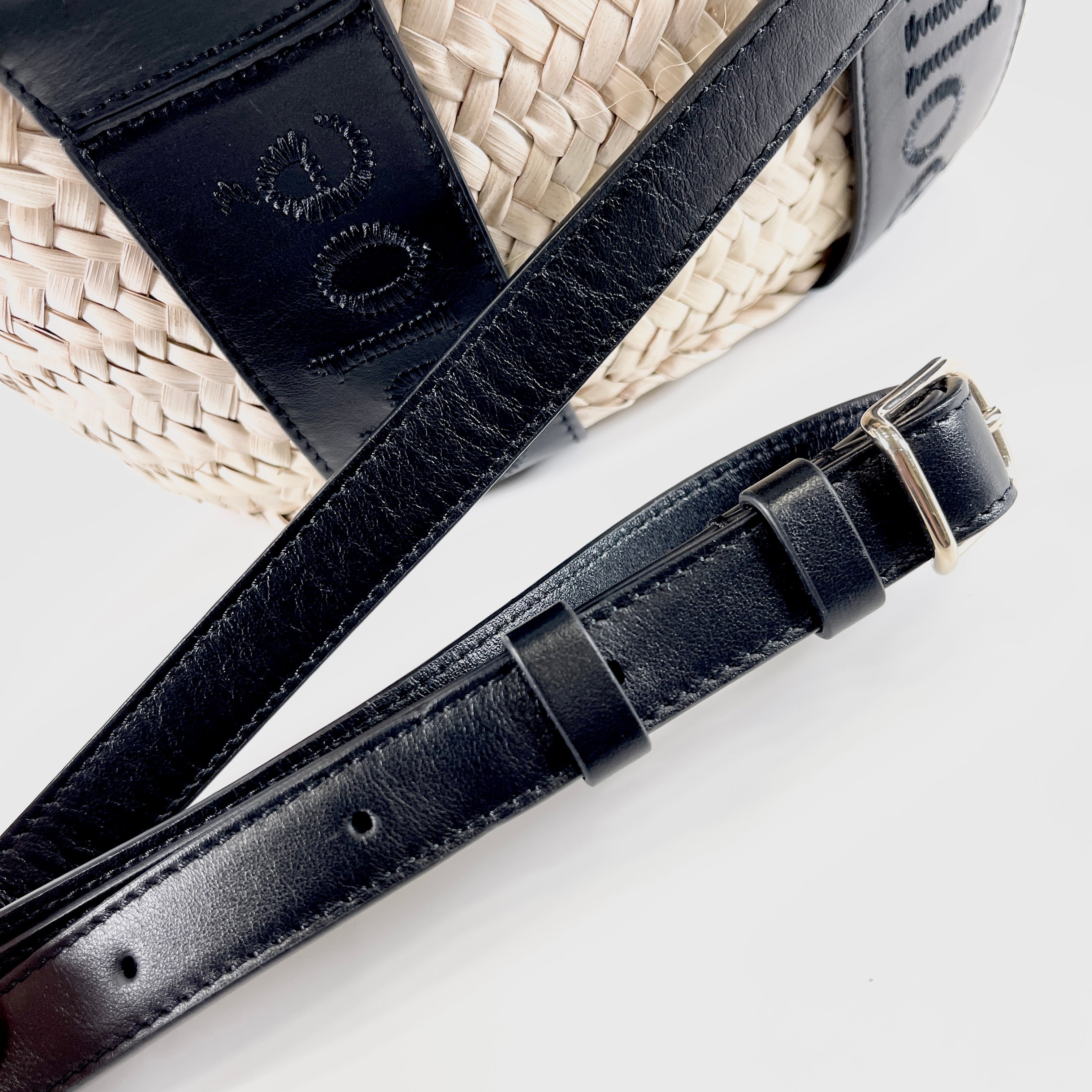 2602 secondhand Chloe basket bag 2WAY straw