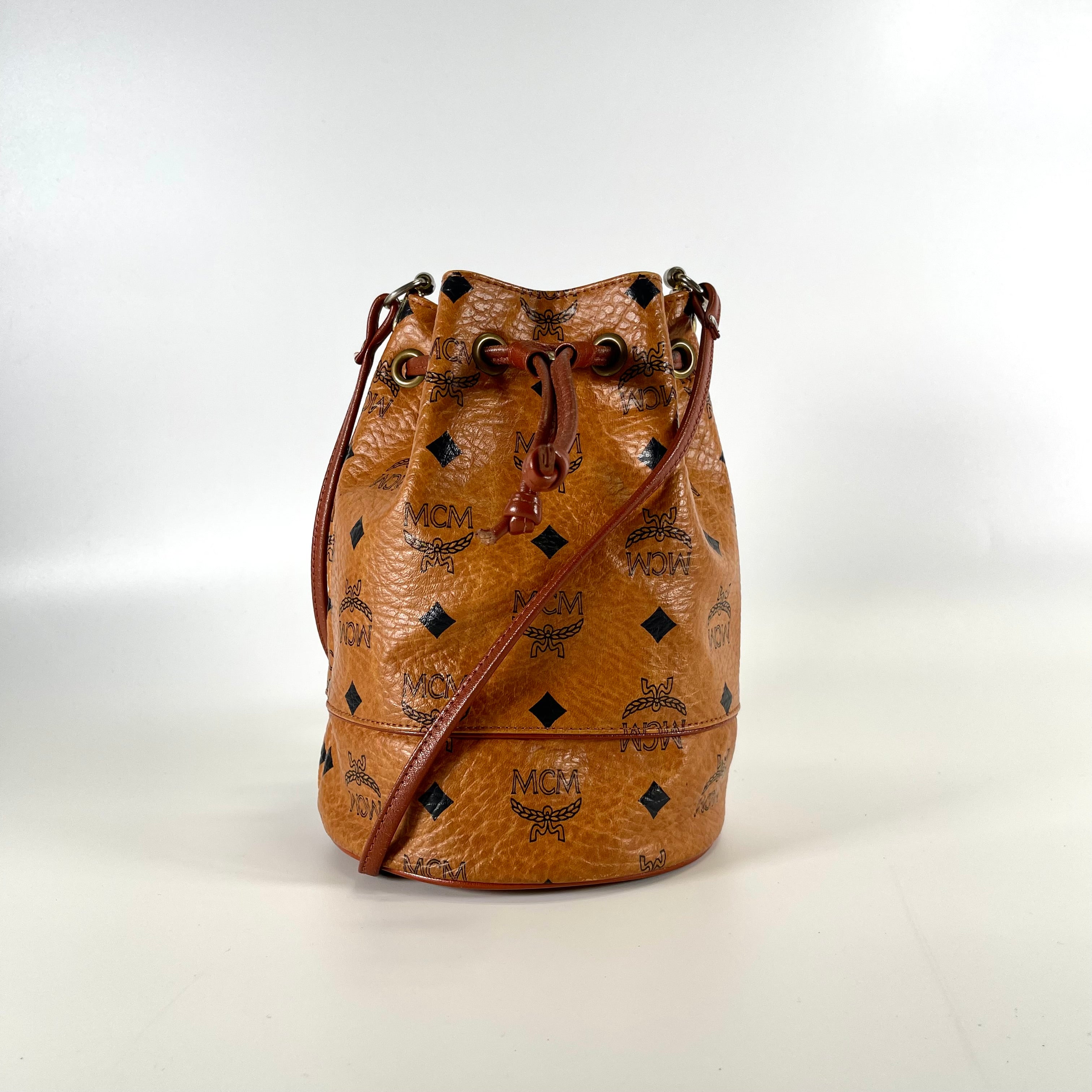 2512 secondhand MCM bag logo grams purse Small Shoulder bag