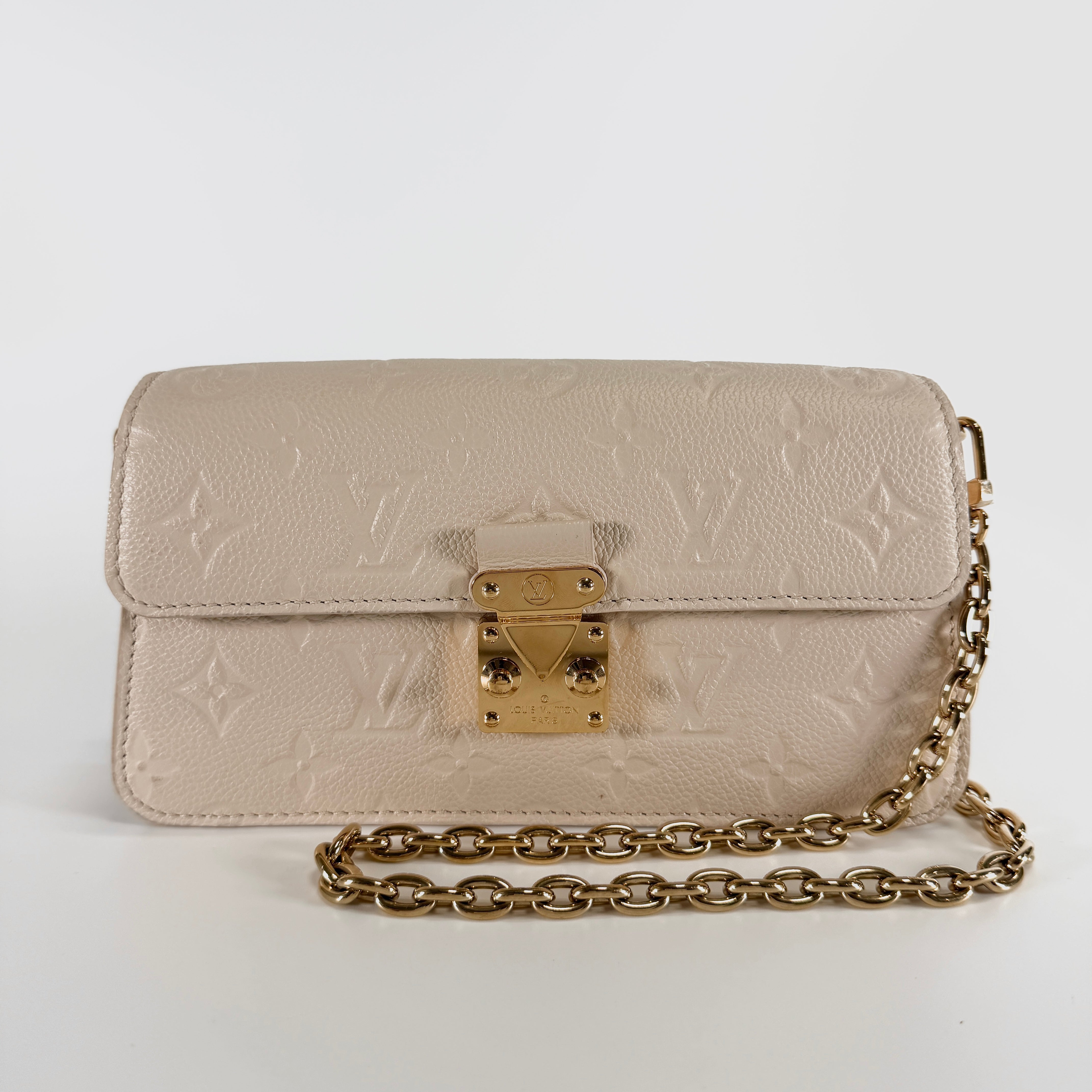 2605 secondhand LV Empreinte Wallet chain