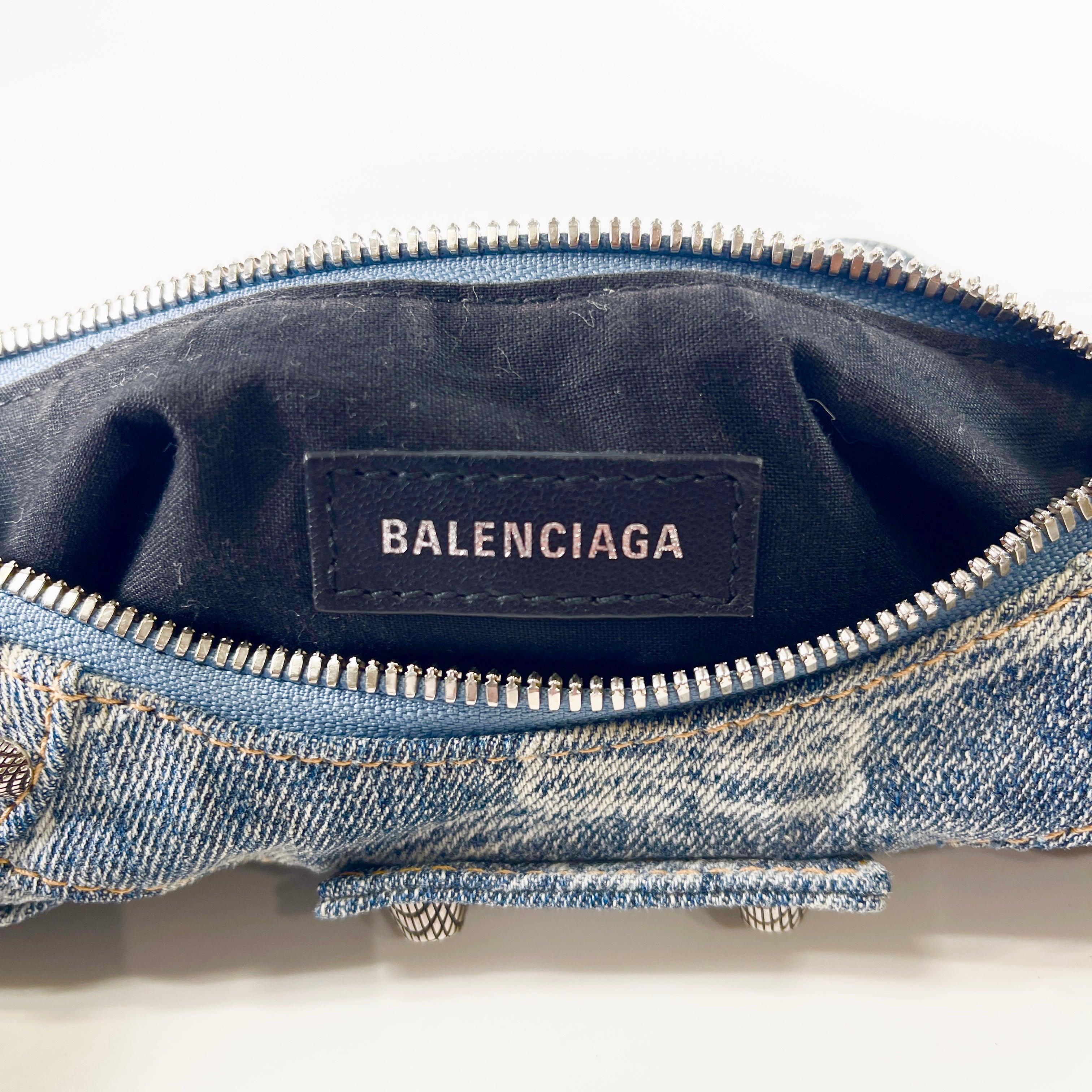 2603 secondhand BALENCIAGA One shoulder denim SA Rank