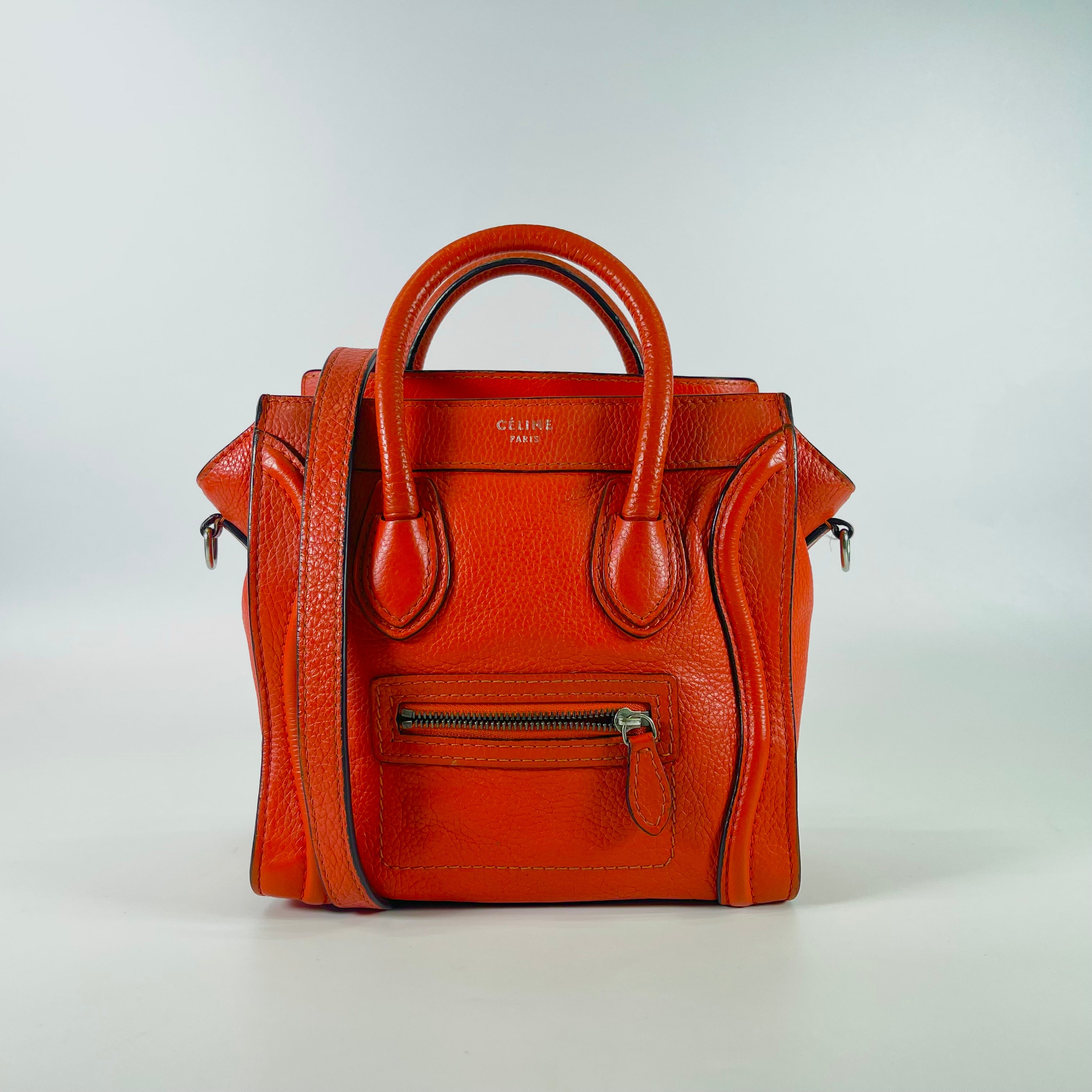 2602 secondhand CELINE Luggage 2WAY bag