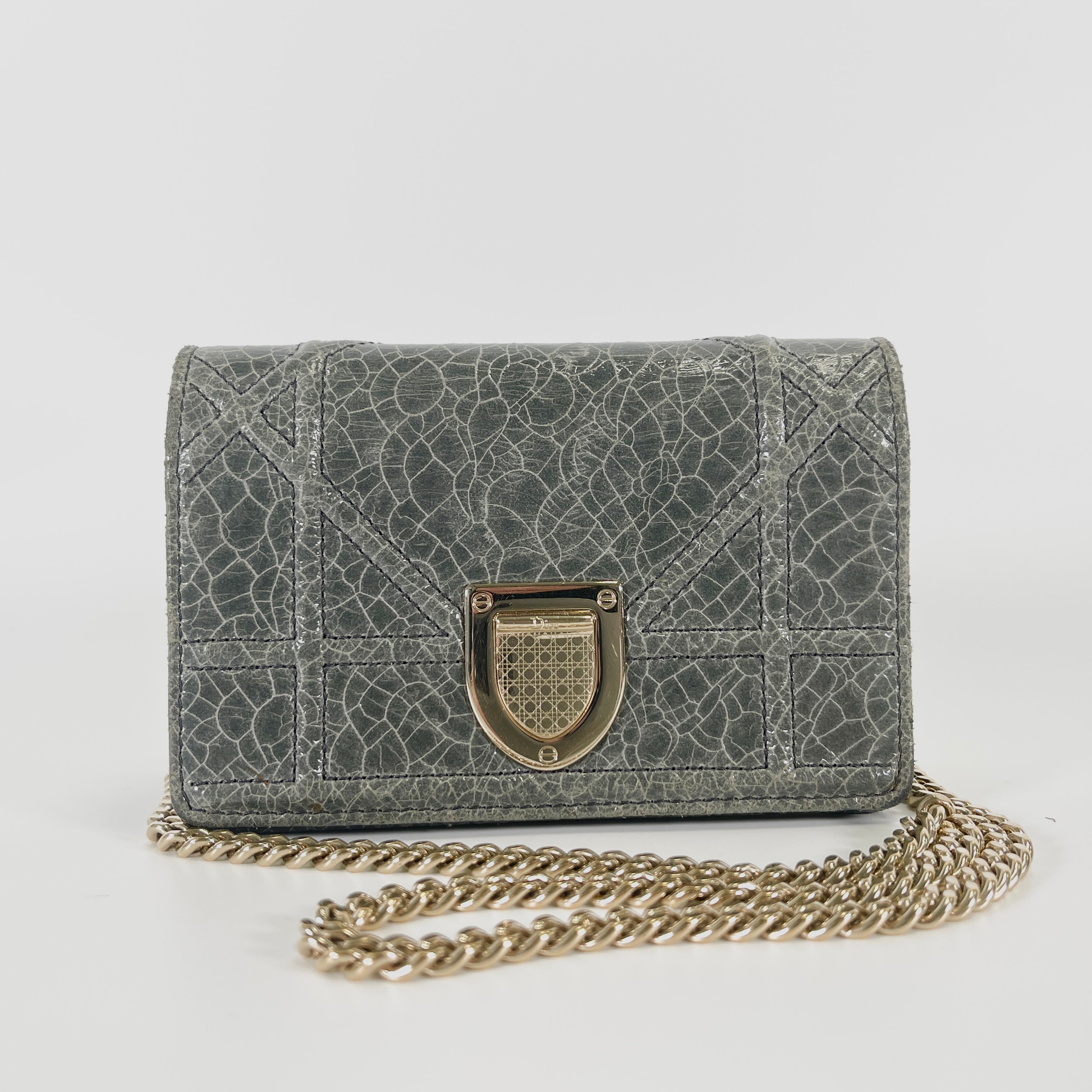 2605 secondhand CD Diorama Chain Shoulder Bag