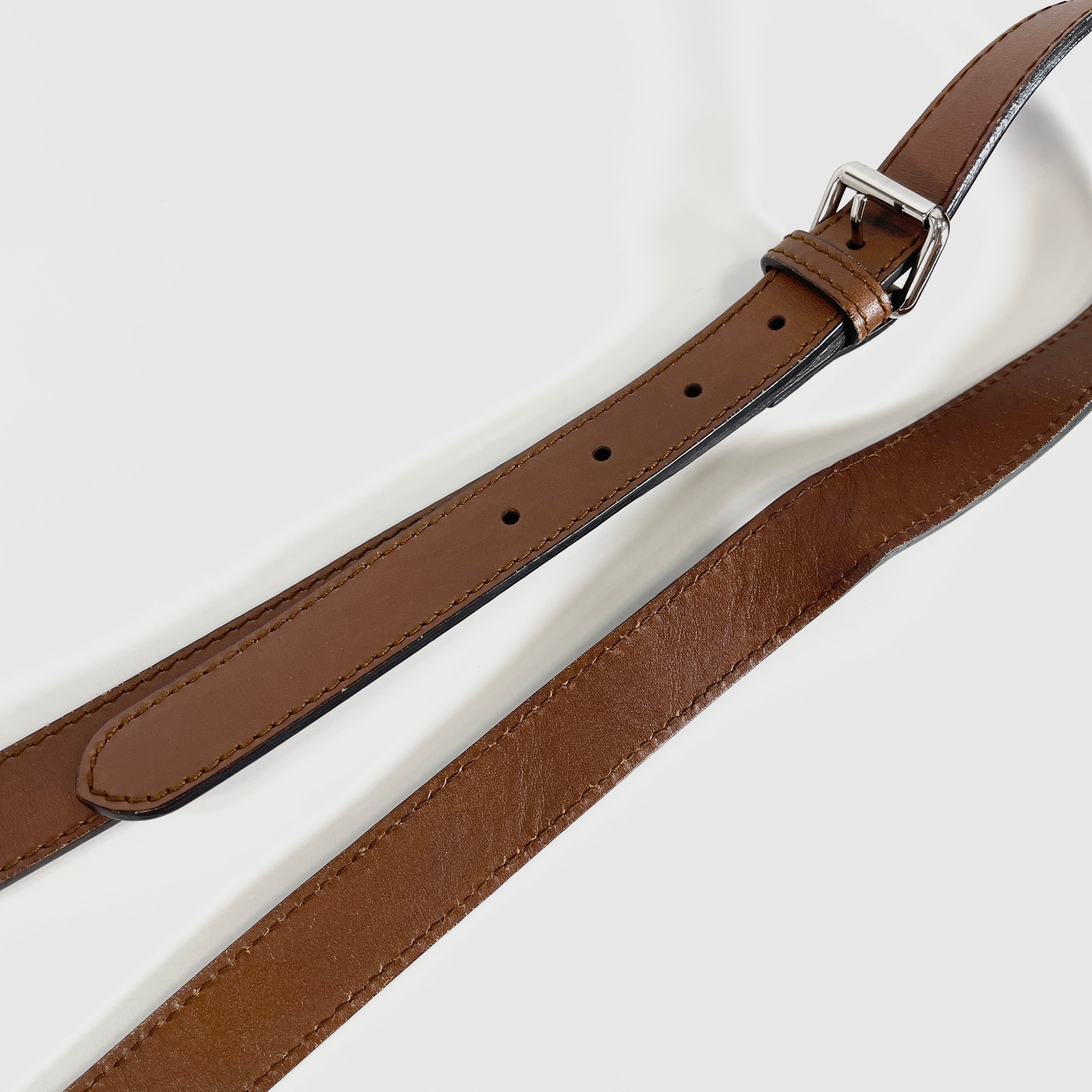 2605 secondhand GUCCI 337598■GG canvas Sherry line 337598 leather Shoulder bag shoulder bag / Crossbody Bag