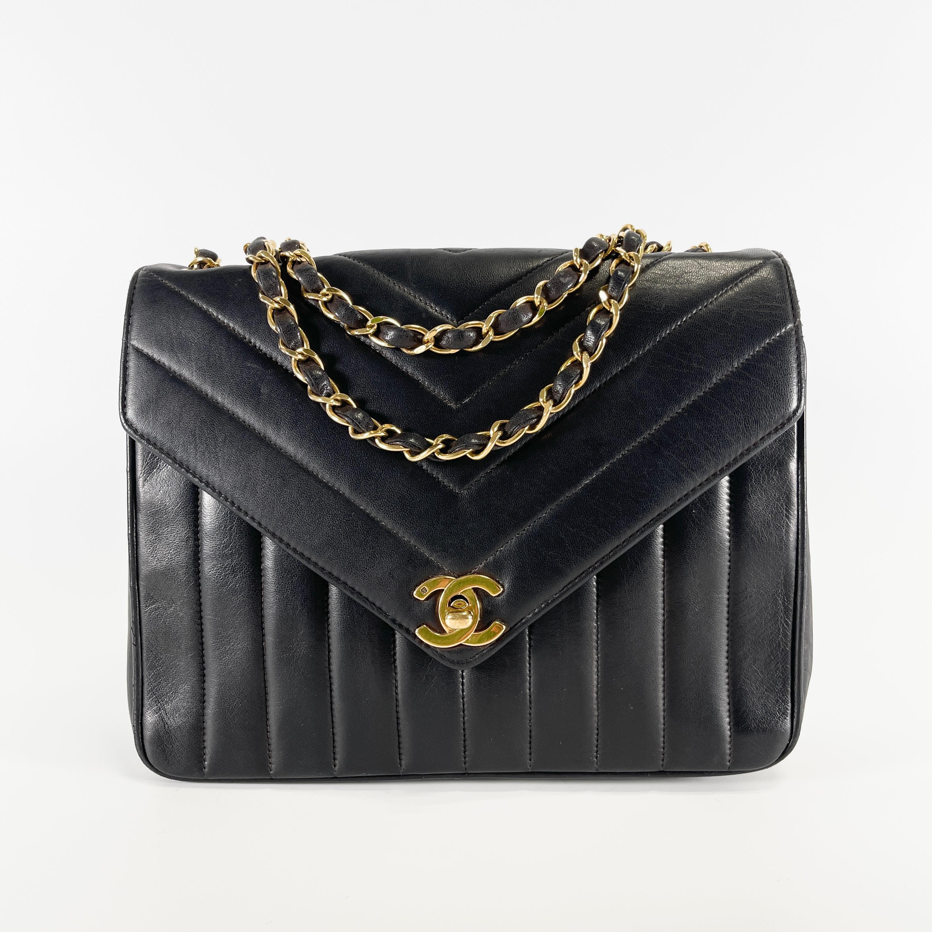 2605 secondhand CHANEL V stitch Shoulder bag