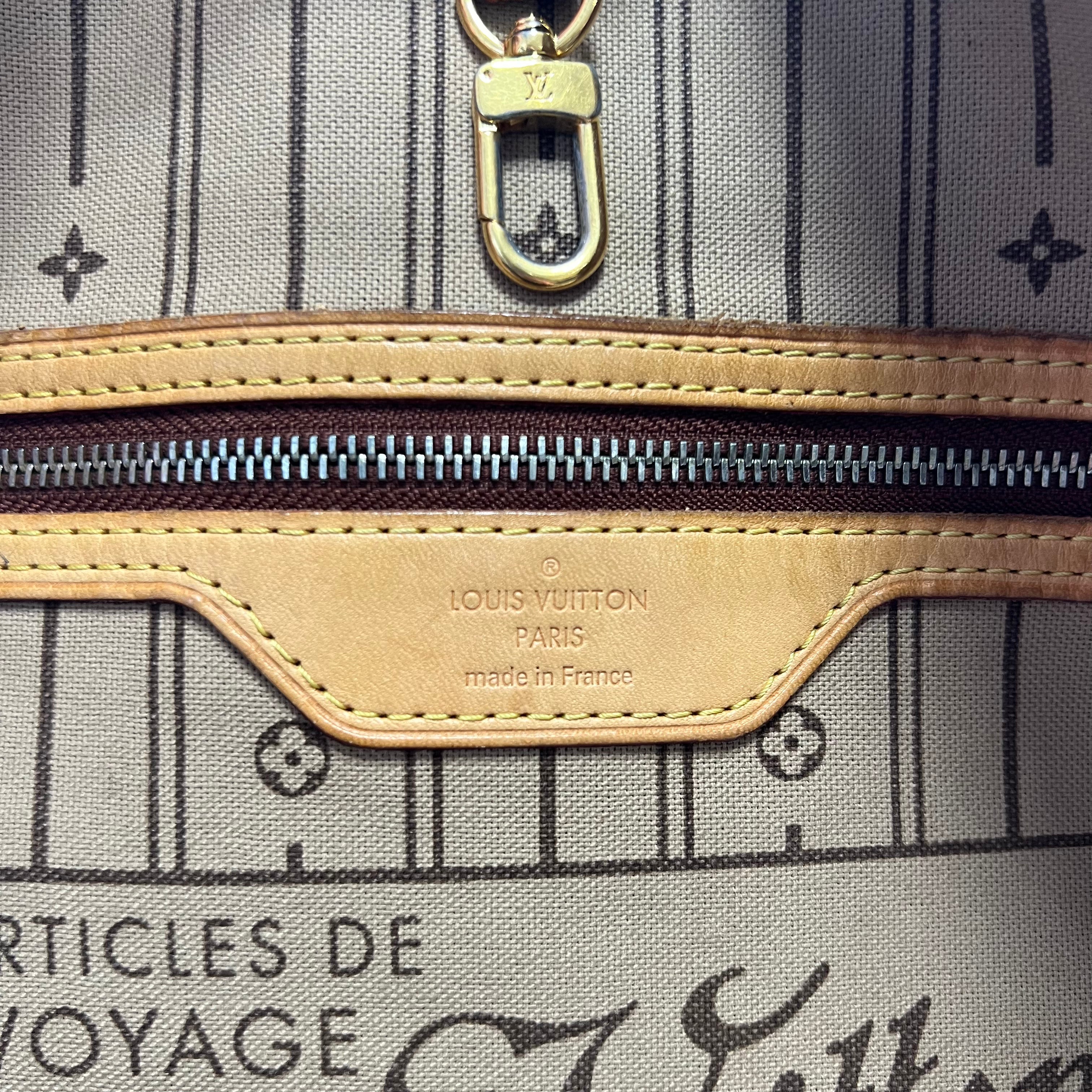 2605 secondhand LV mono grams Neverfull GM