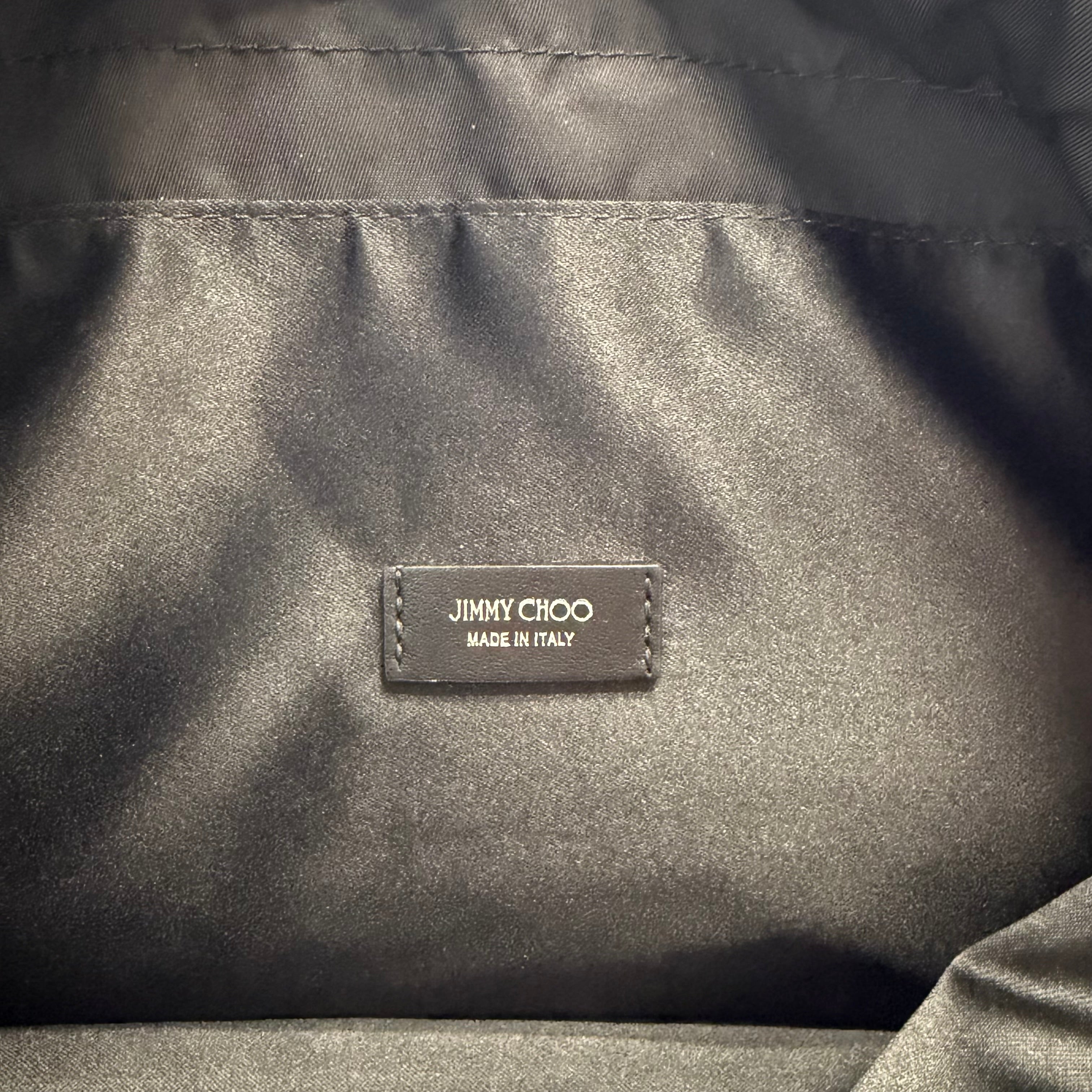 2608 secondhand JIMMYCHOO backpack nylon black B