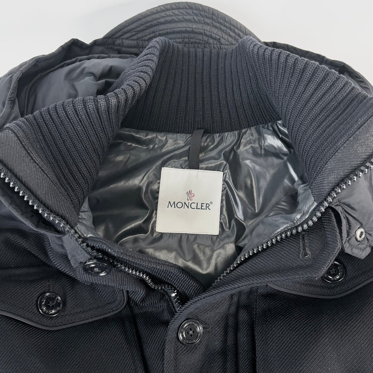 2606 secondhand MONCLER Down jacket coat Navy