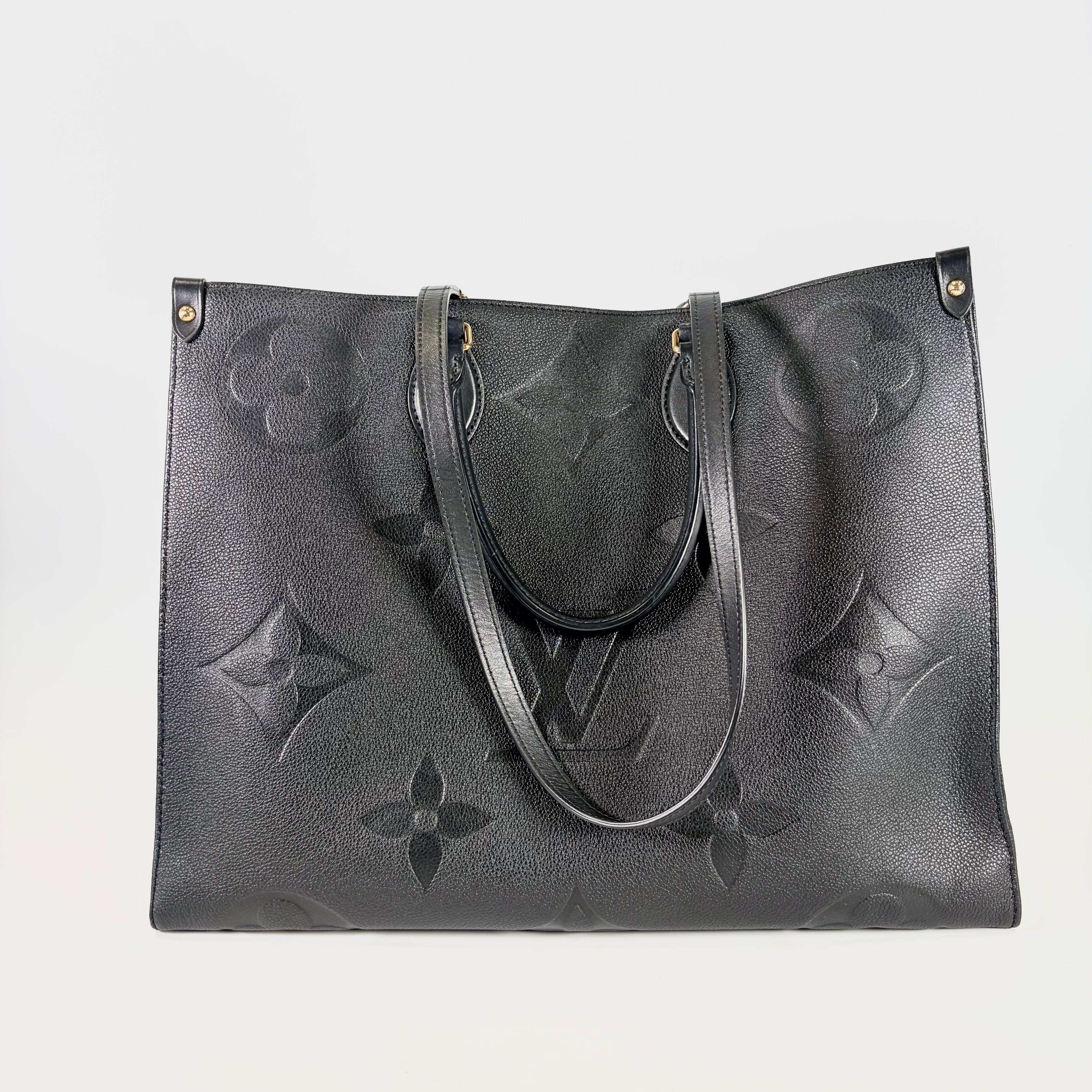 2604 secondhand LV Monogram Empreinte On the Go GM Noir RFIDM44925