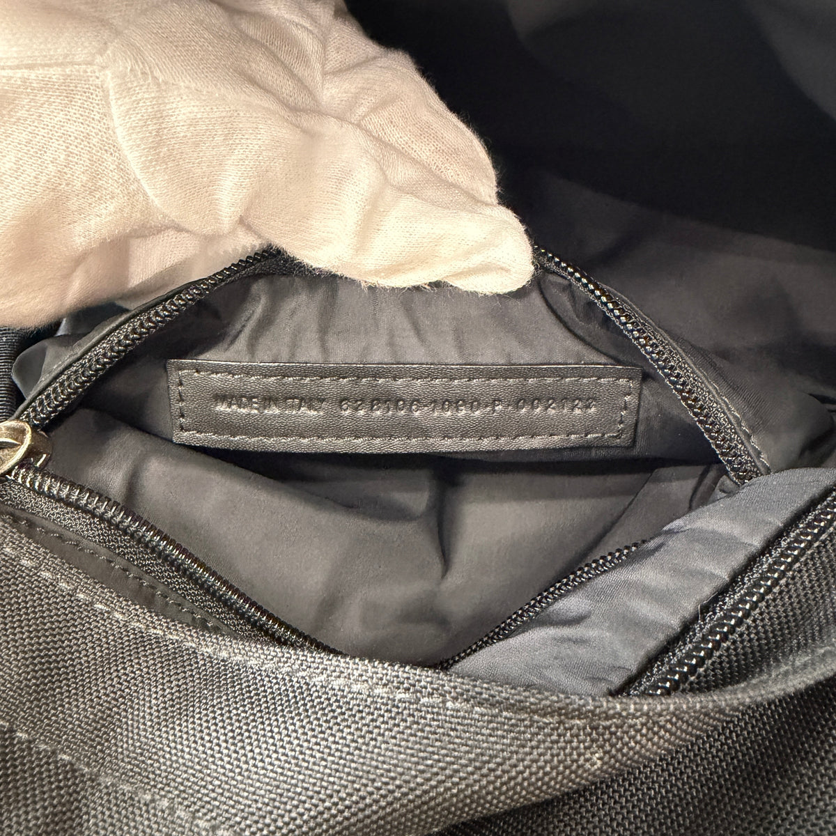 2607 secondhand BALENCIAGA backpack black