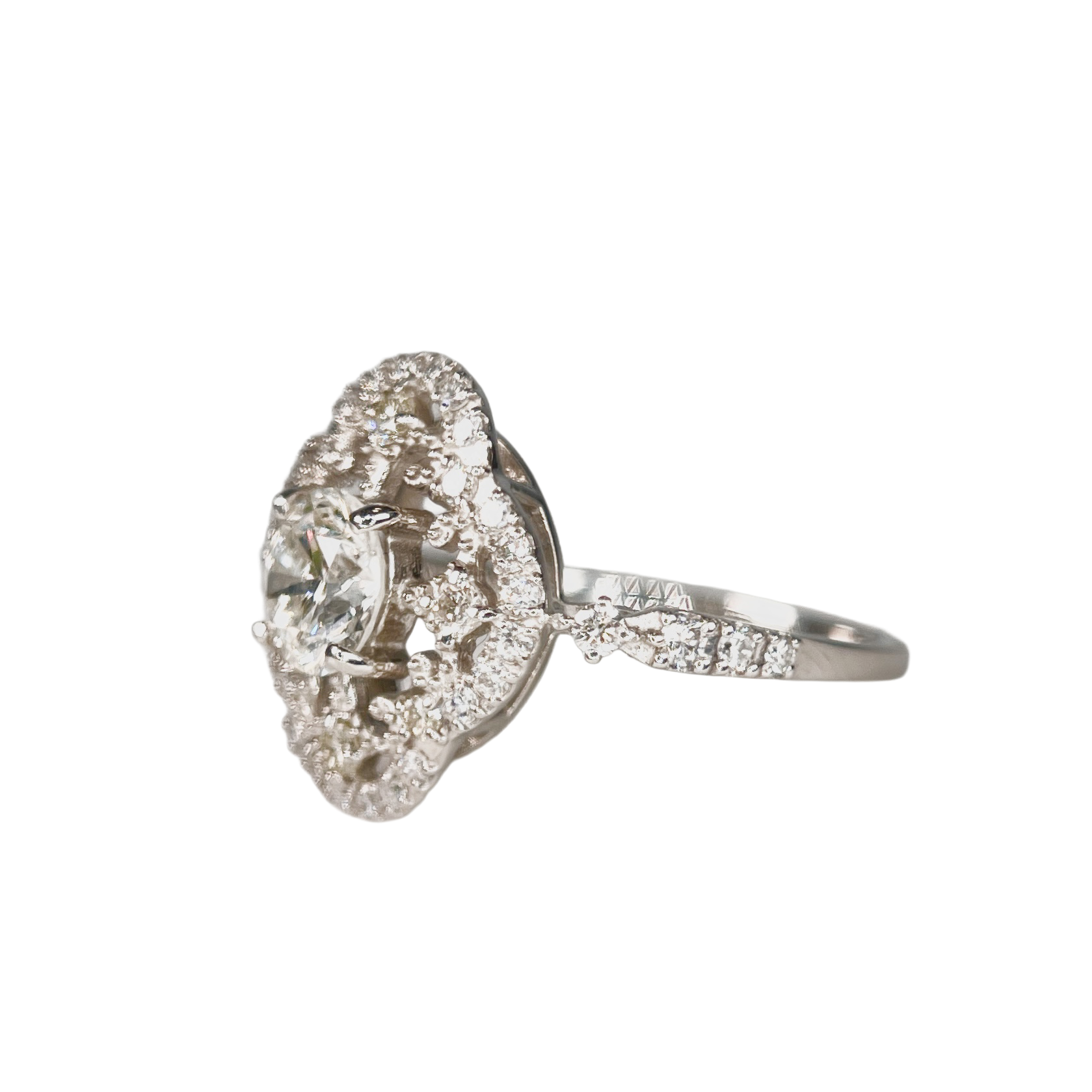 2511 pt950 Ring Diamond 0.749/0.403 4.8g H SI2 VG 5