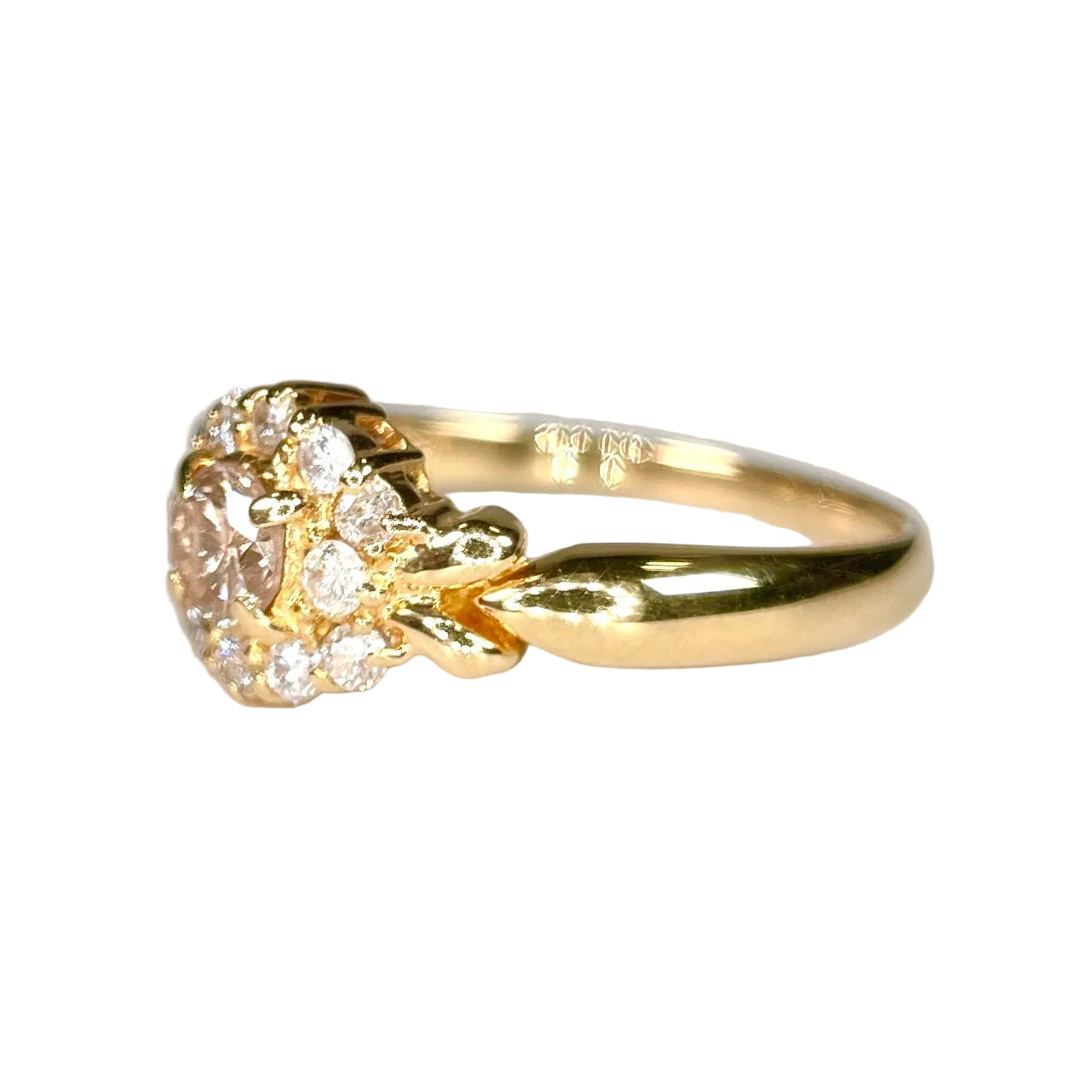 2602 secondhand ring K18 Diamond ct:0.2 ct: g:2.3