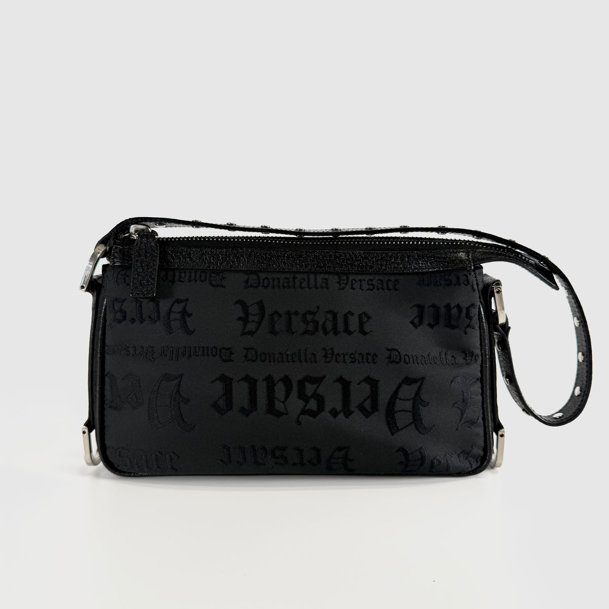 2606 secondhand VERSACE Semi shoulder black