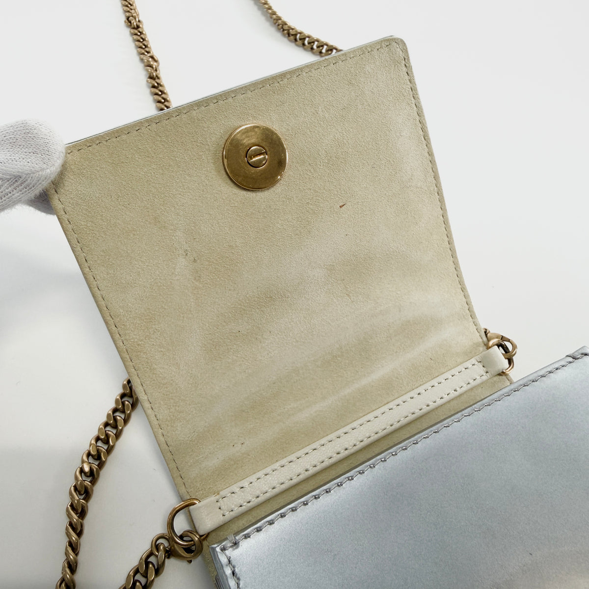 2606 secondhand CD Shoulder bag Diorama Chain Shoulder Medium surface
