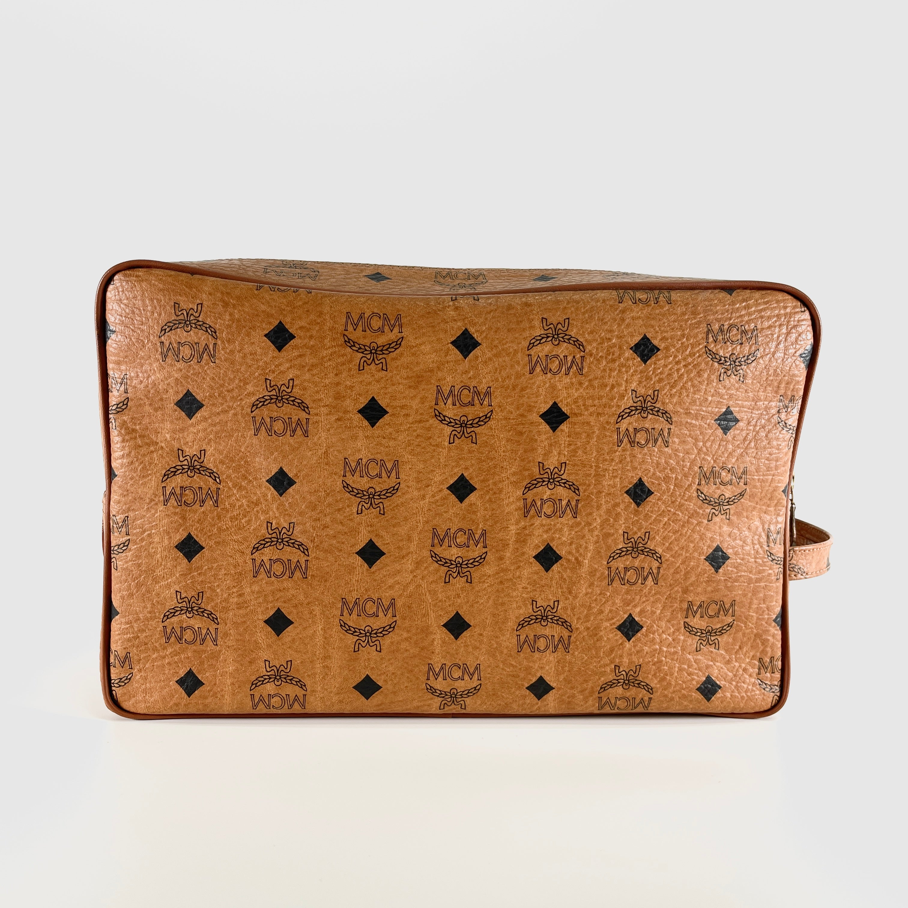 2606 secondhand MCM Second bag Camel