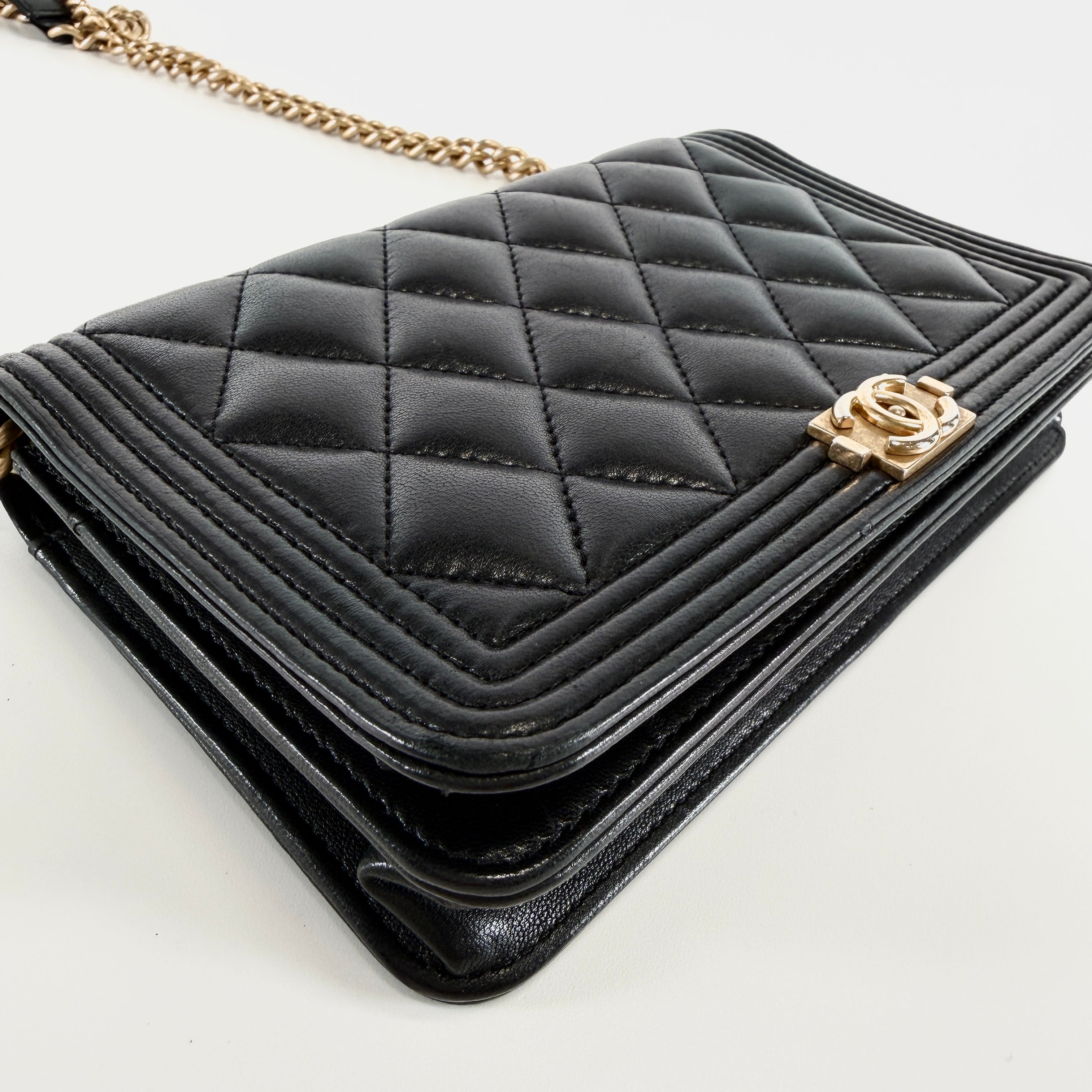 2606 secondhand CHANEL Boy Chain Wallet