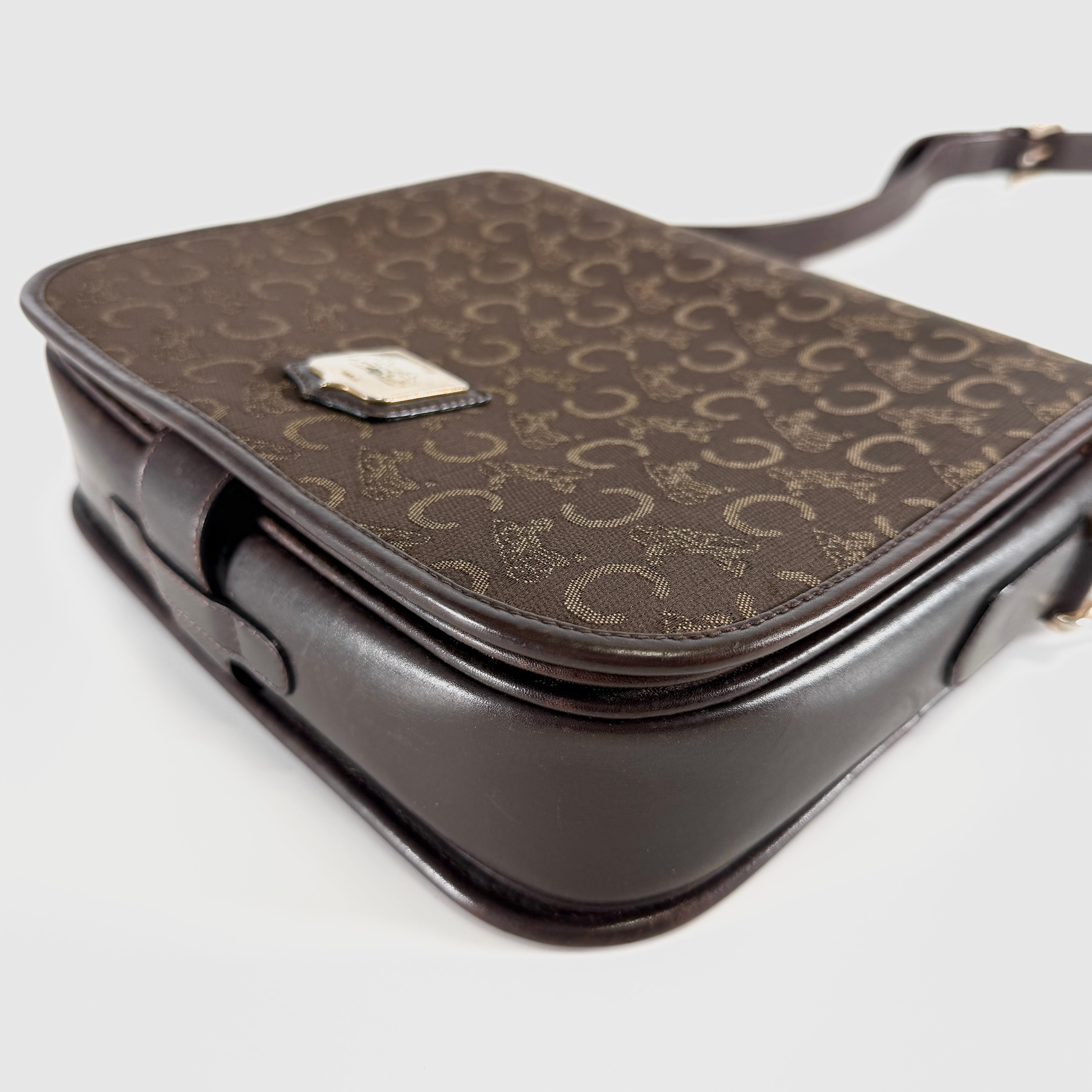 2607 secondhand CELINE C Macadam Shoulder bag