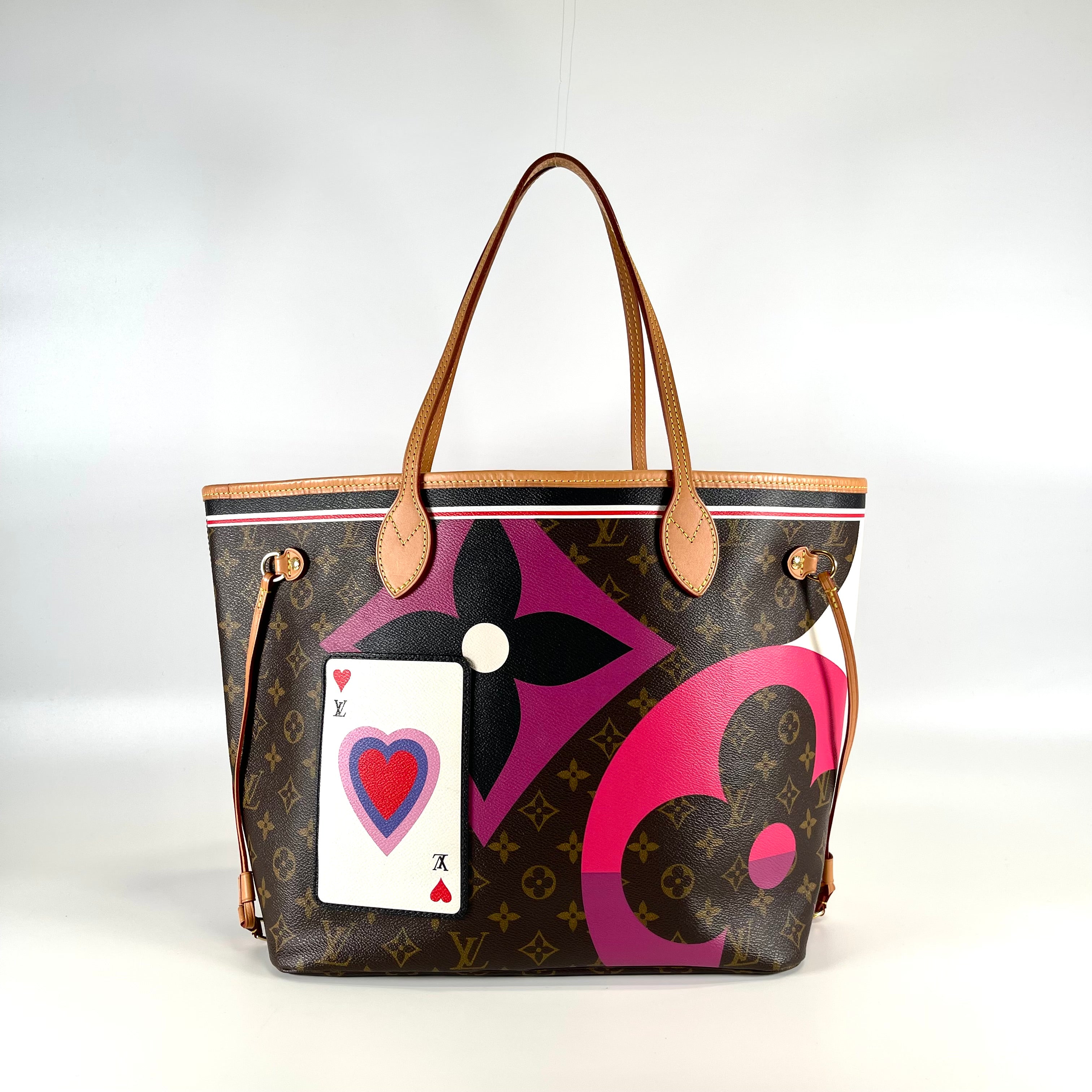 2504 Louis Vuitton Neverful Game On Lamp MM Monogram Brown