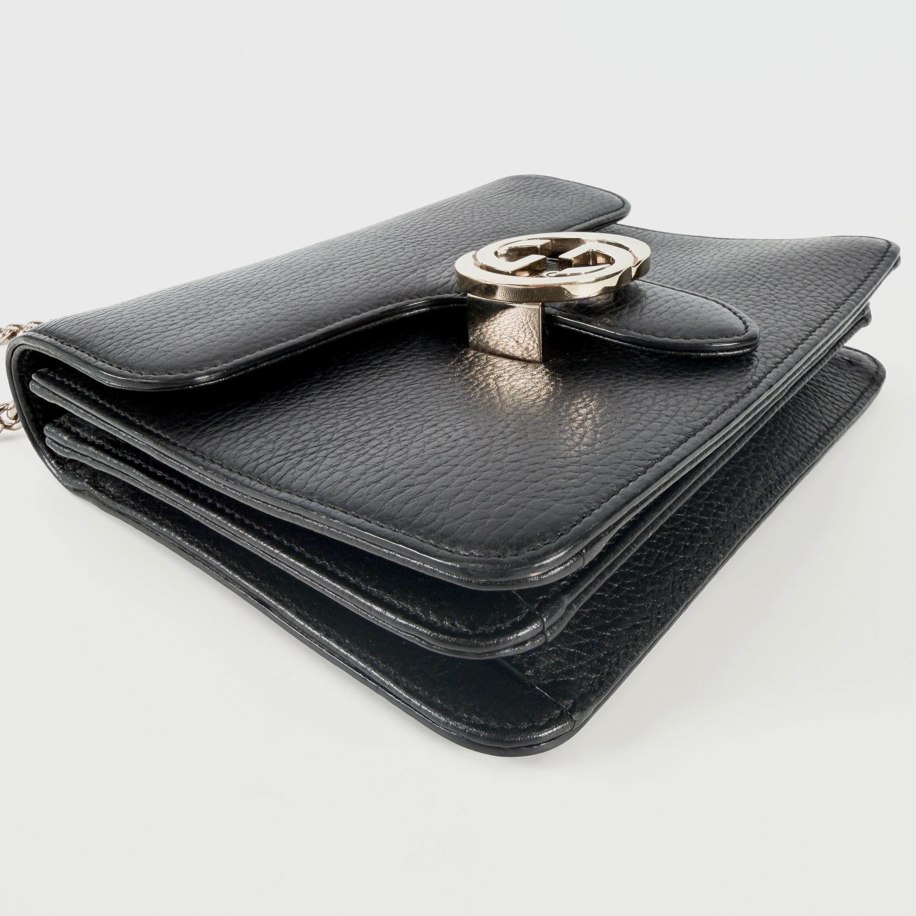2606 secondhand GUCCI Interlocking Chain Shoulder Bag