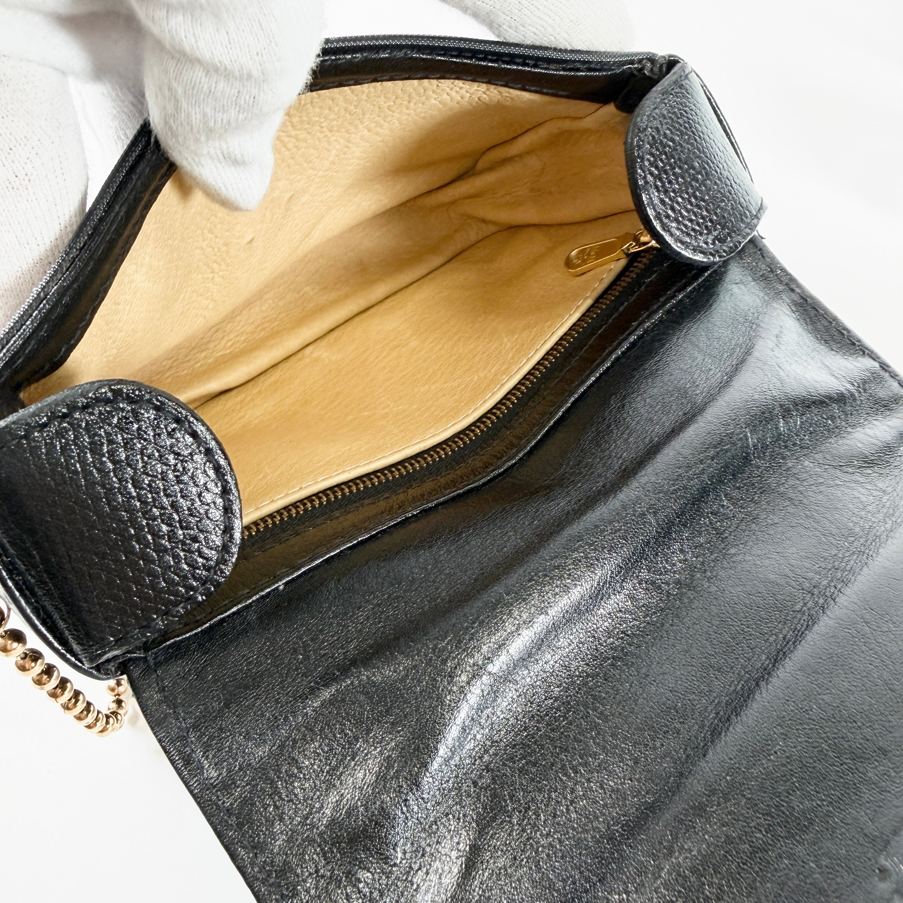 2605 secondhand MCM mini chain ball bag + ×