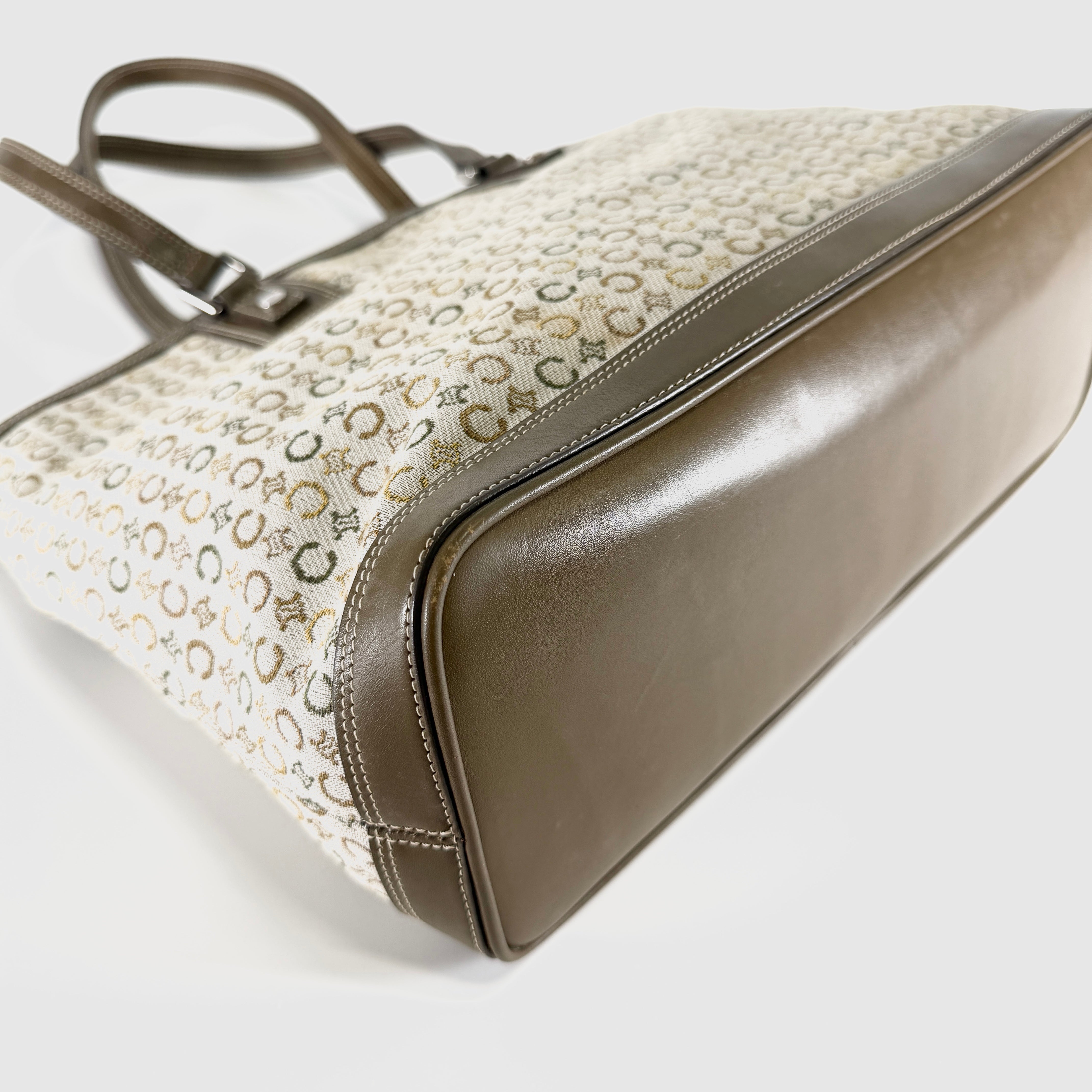 2607 secondhand CELINE C Macadam Tote Bag