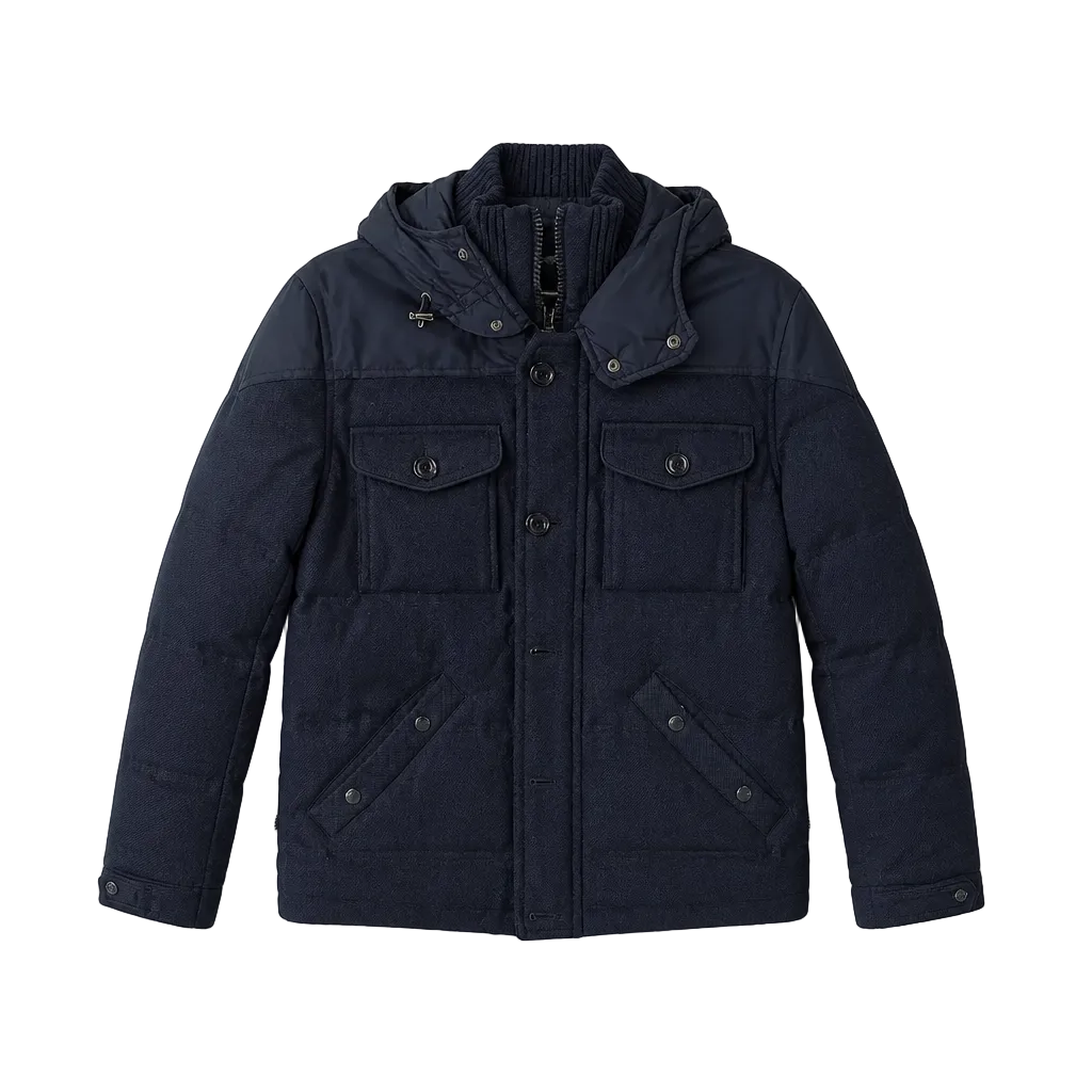 2606 secondhand MONCLER Down jacket coat Navy