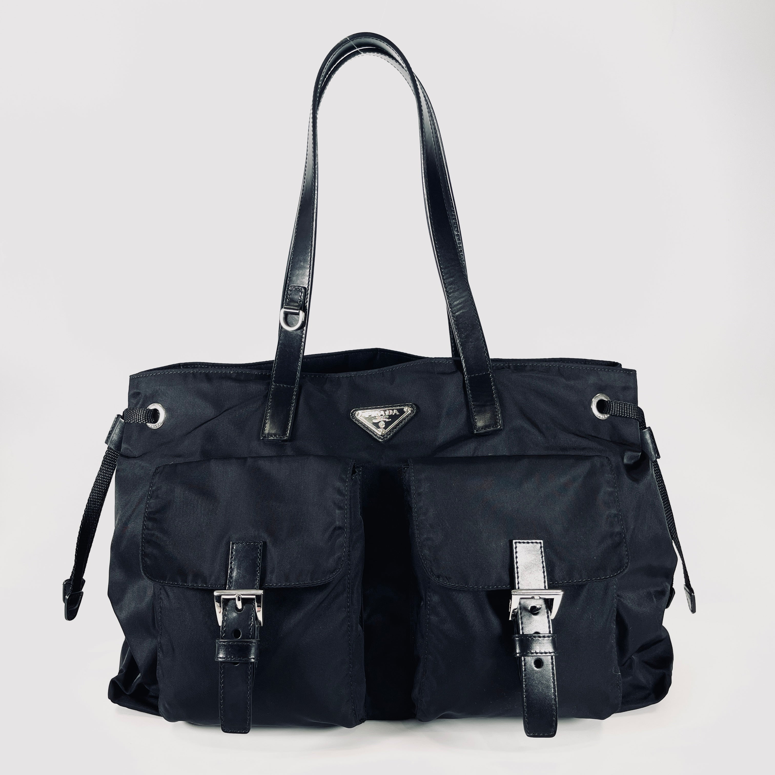 2605 secondhand PRADA nylon Tote Bag
