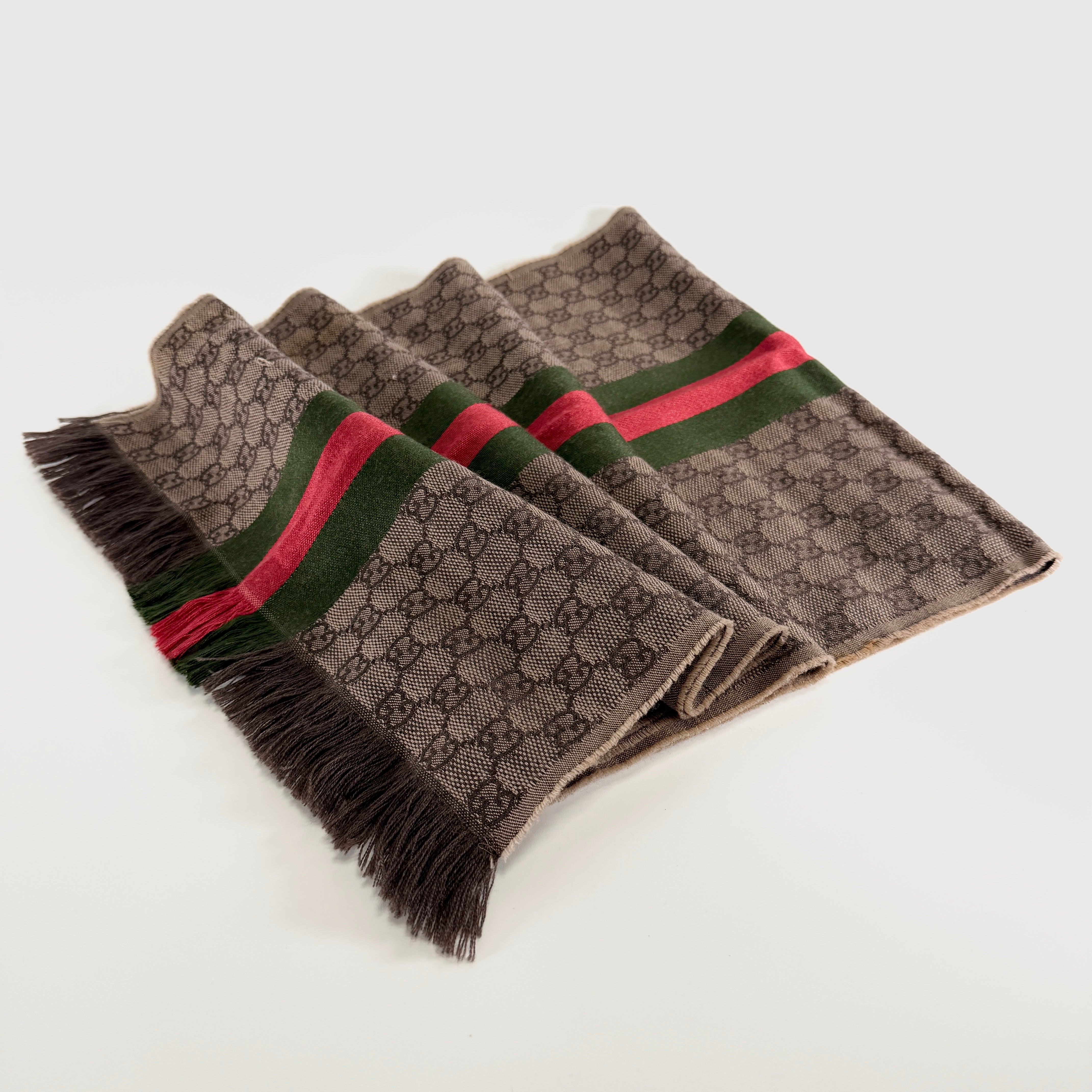 2606 secondhand GUCCI muffler Stole 147351 4G704