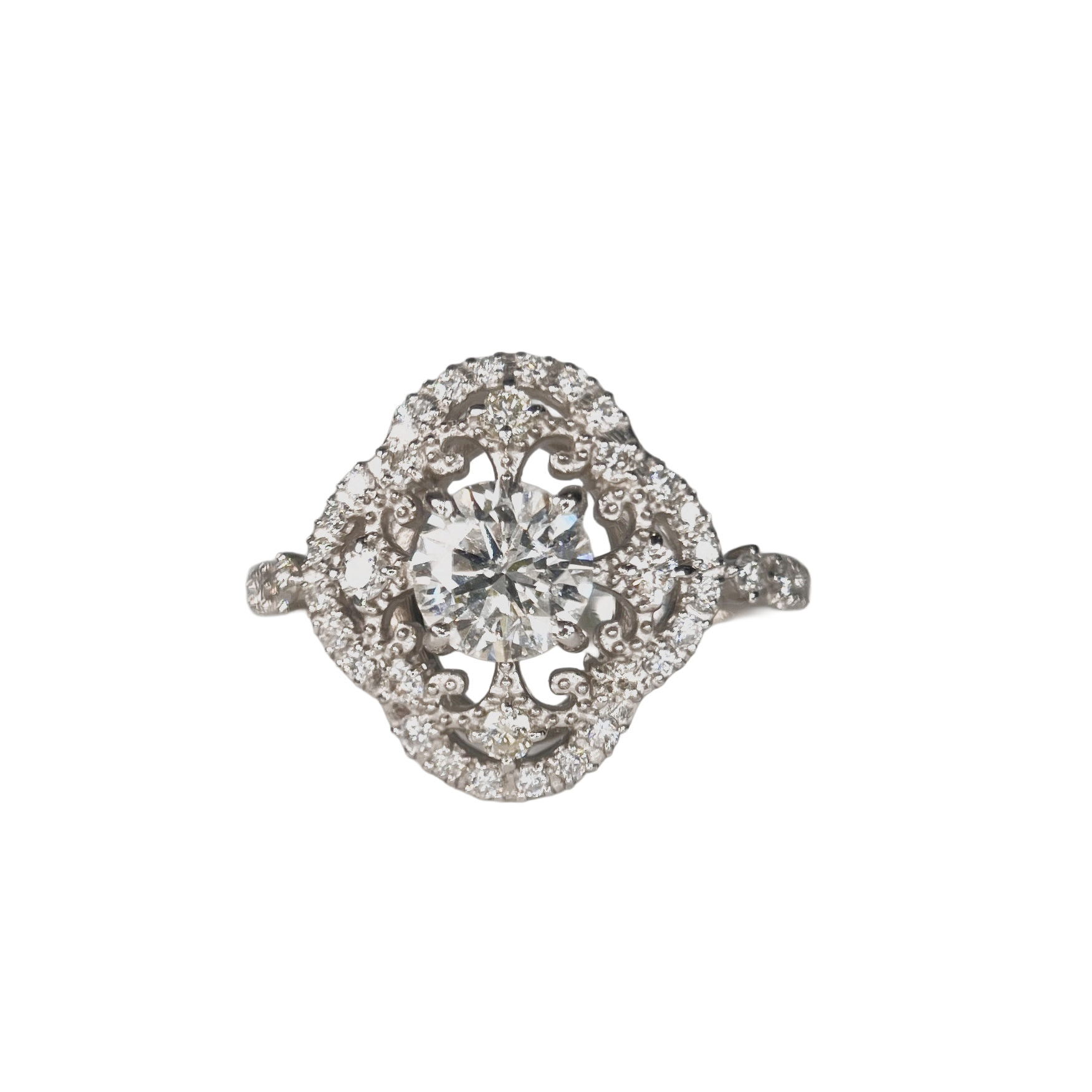 2511 pt950 Ring Diamond 0.749/0.403 4.8g H SI2 VG 5
