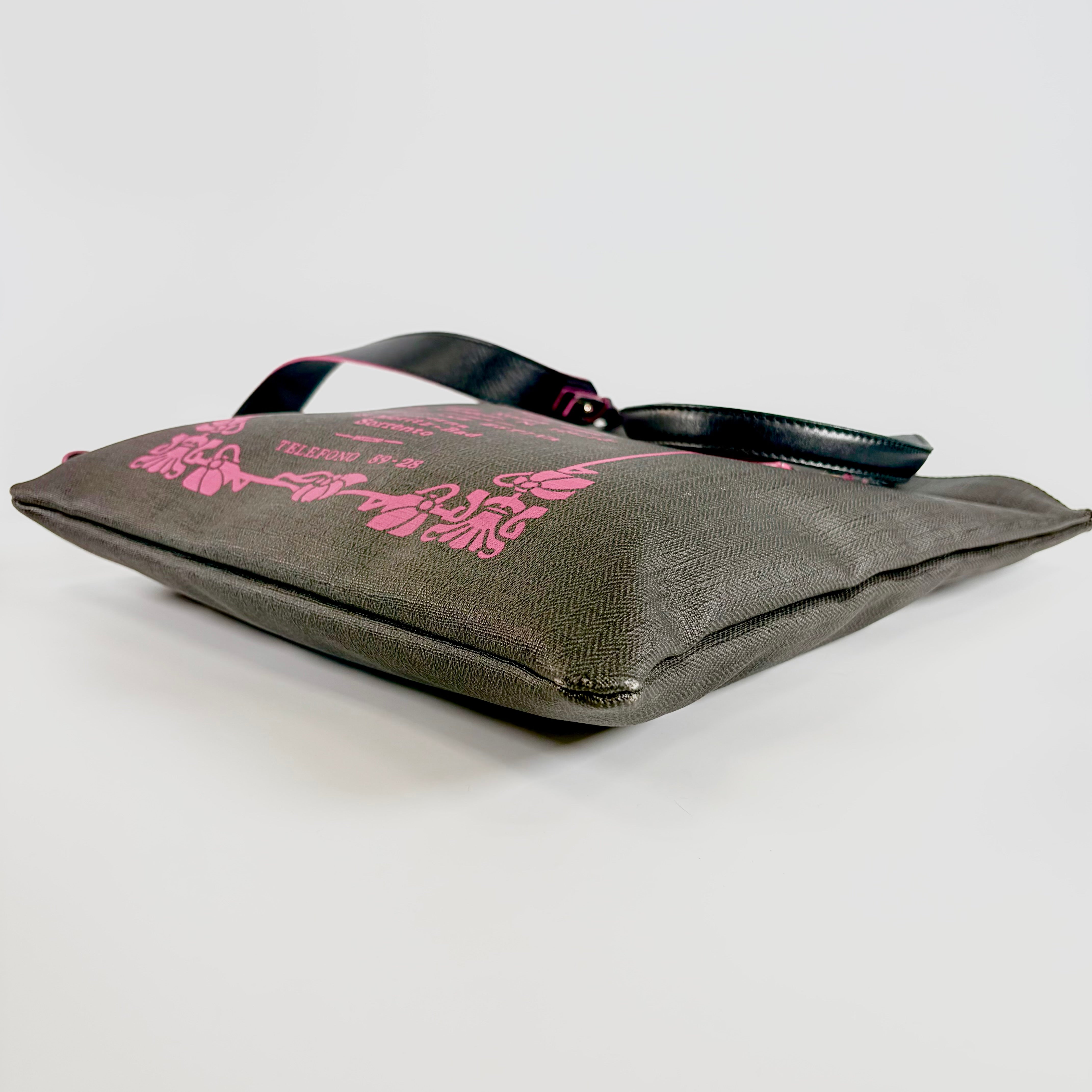 Bvlgari PVC Logo 2Way Tote Bag