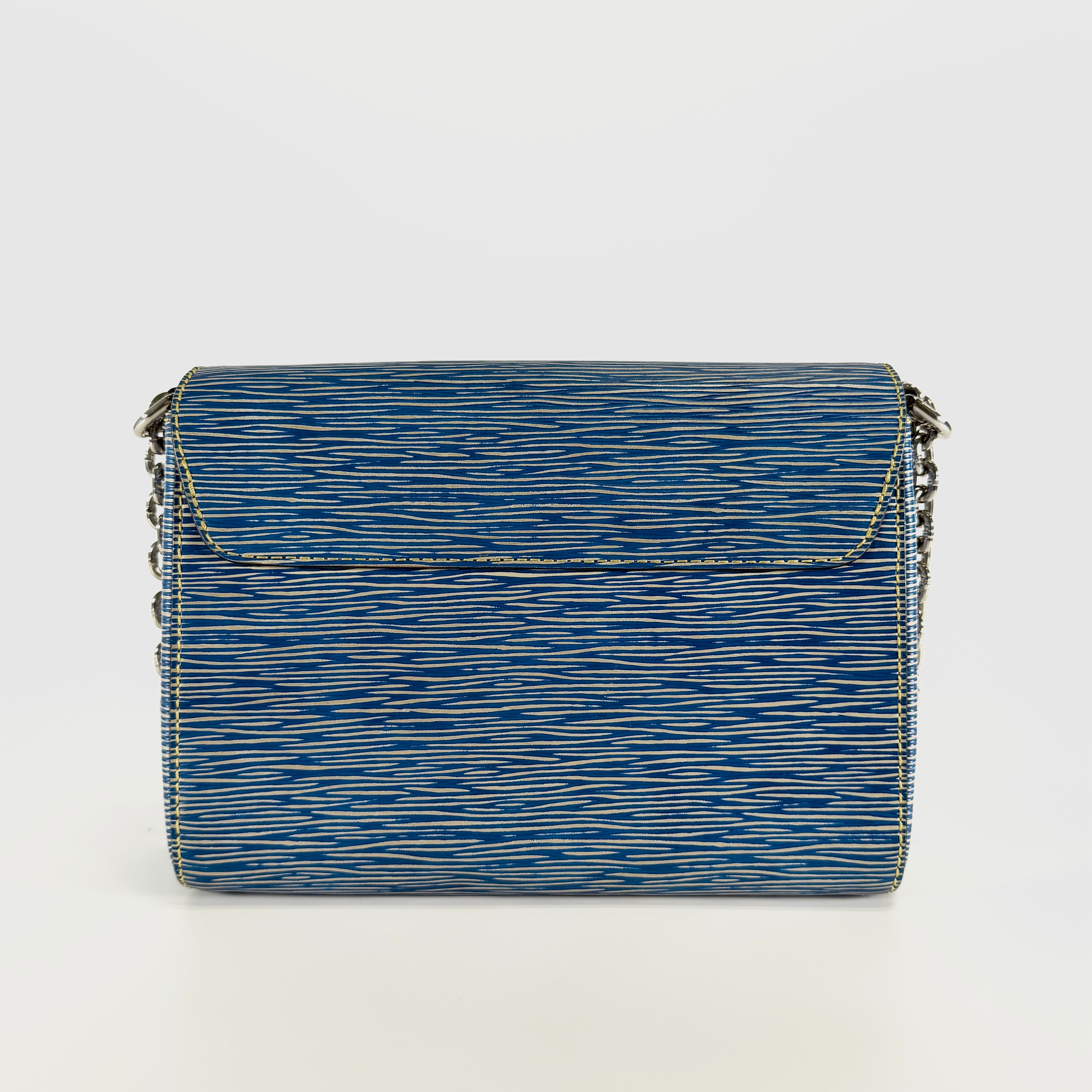 2605 secondhand LV Epi denim Twist M51065 CROSS BODY BAG