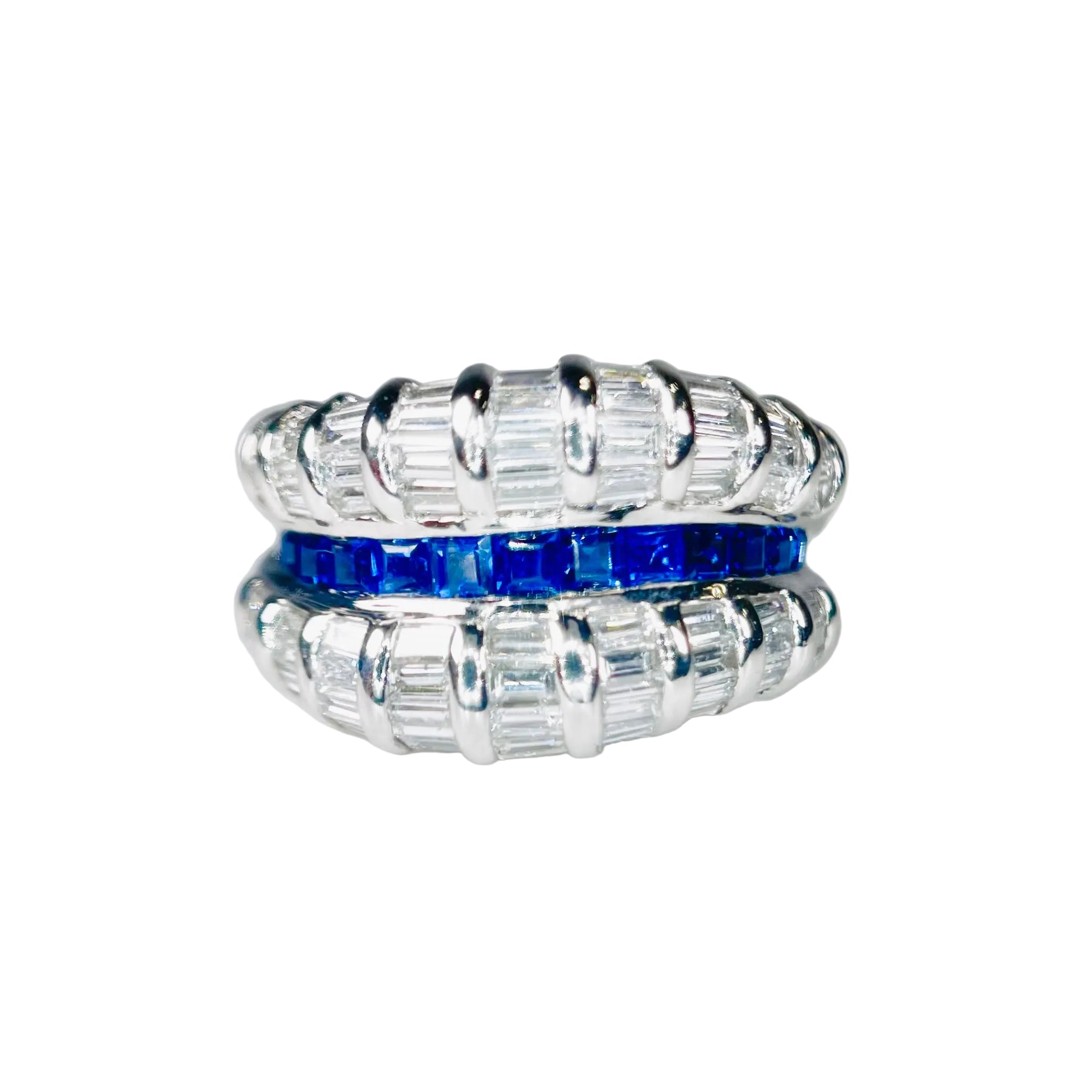 2602 secondhand Pt900 S0.96ct/D2.10ct 16.5g #14