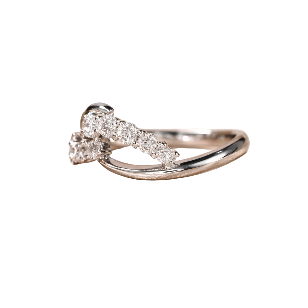 2604 PtRing D0.55ct 3.9g