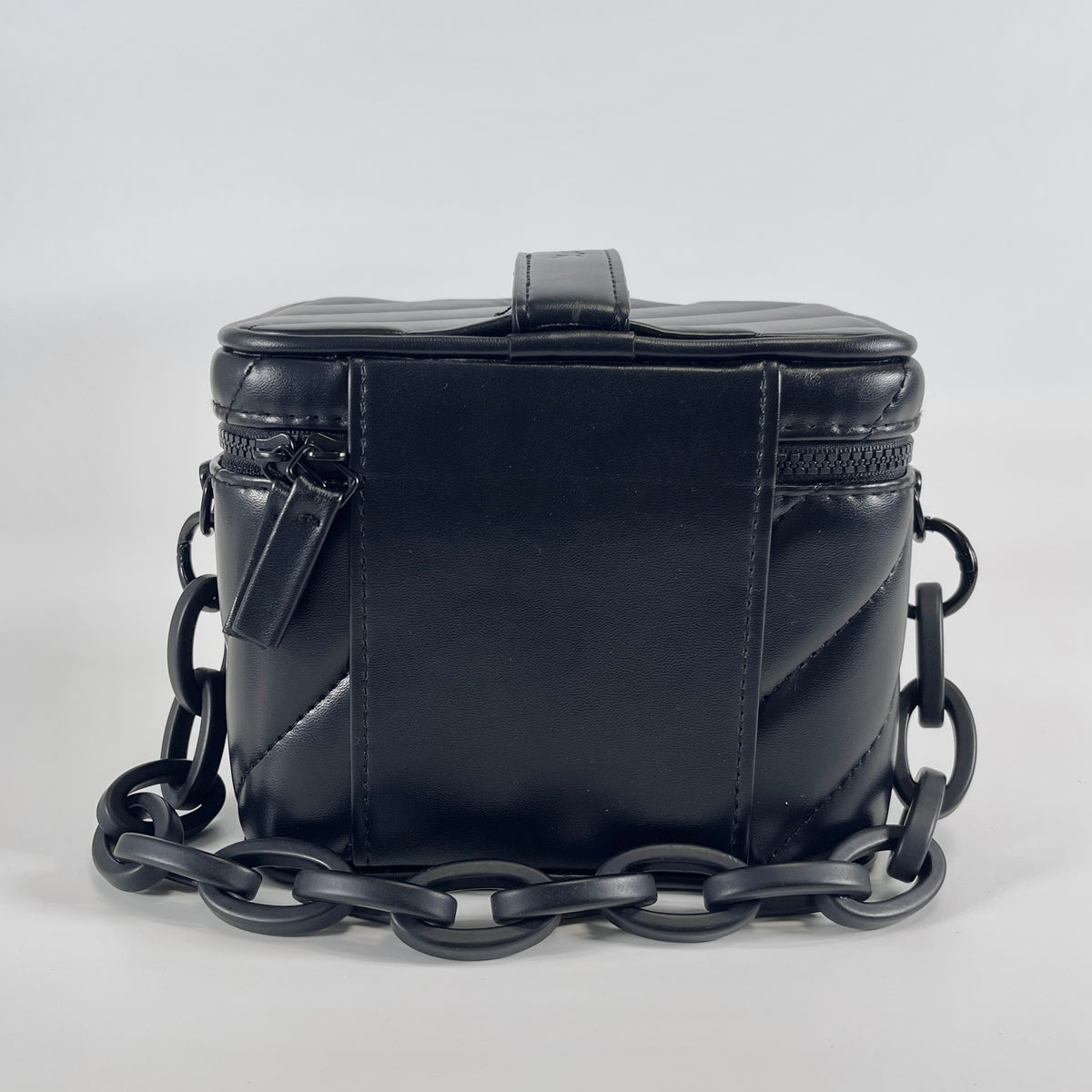 2608 secondhand SAINT LAURENT Vanity bag YSL quilting 2WAY BEAUTE line