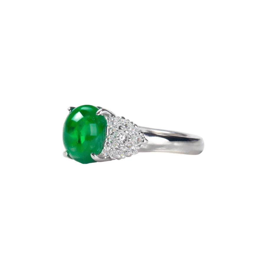 2605 secondhand Pt900 ring 2.20/D0.29ct 6.2g #15