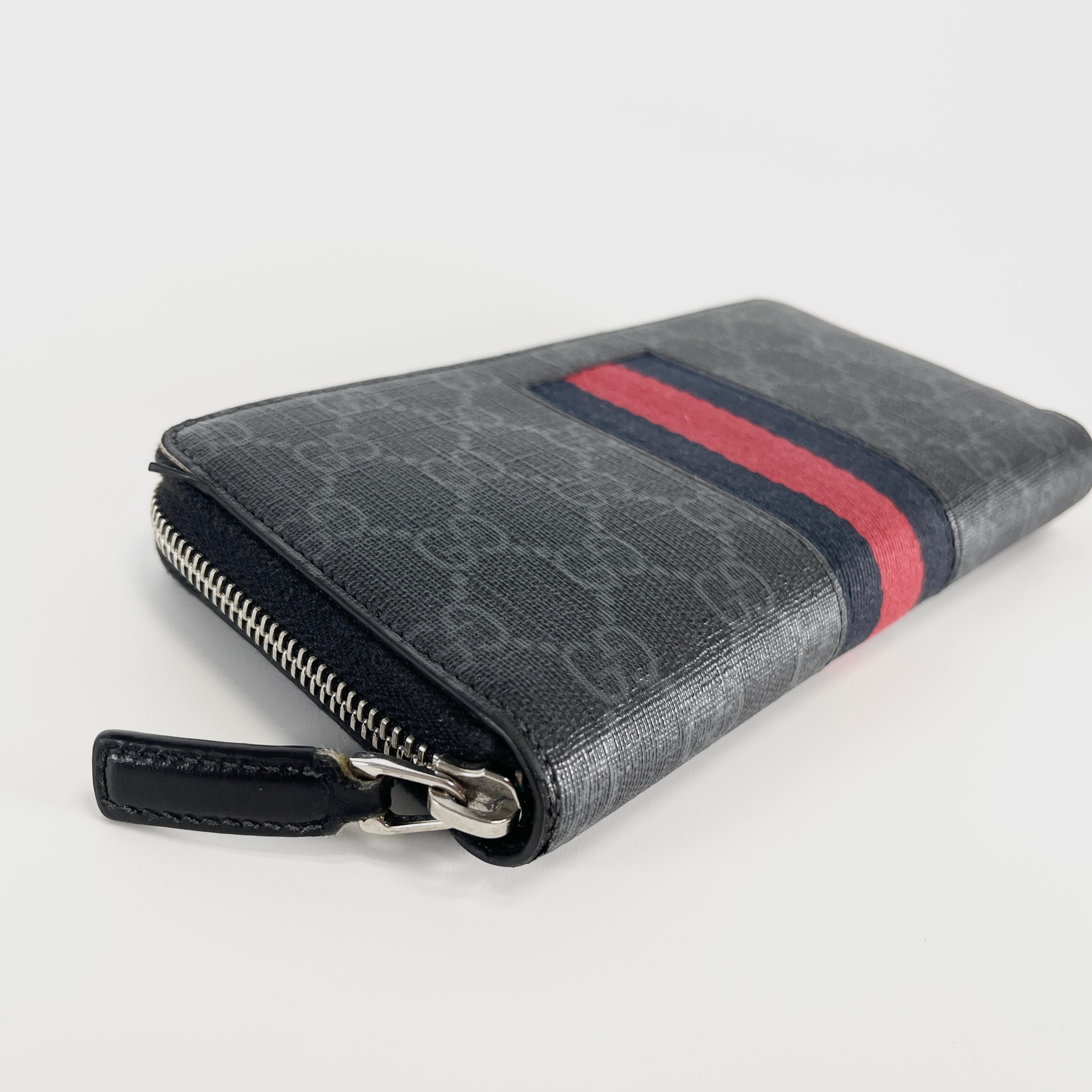 2604 secondhand GUCCI GG Supreme Long wallet