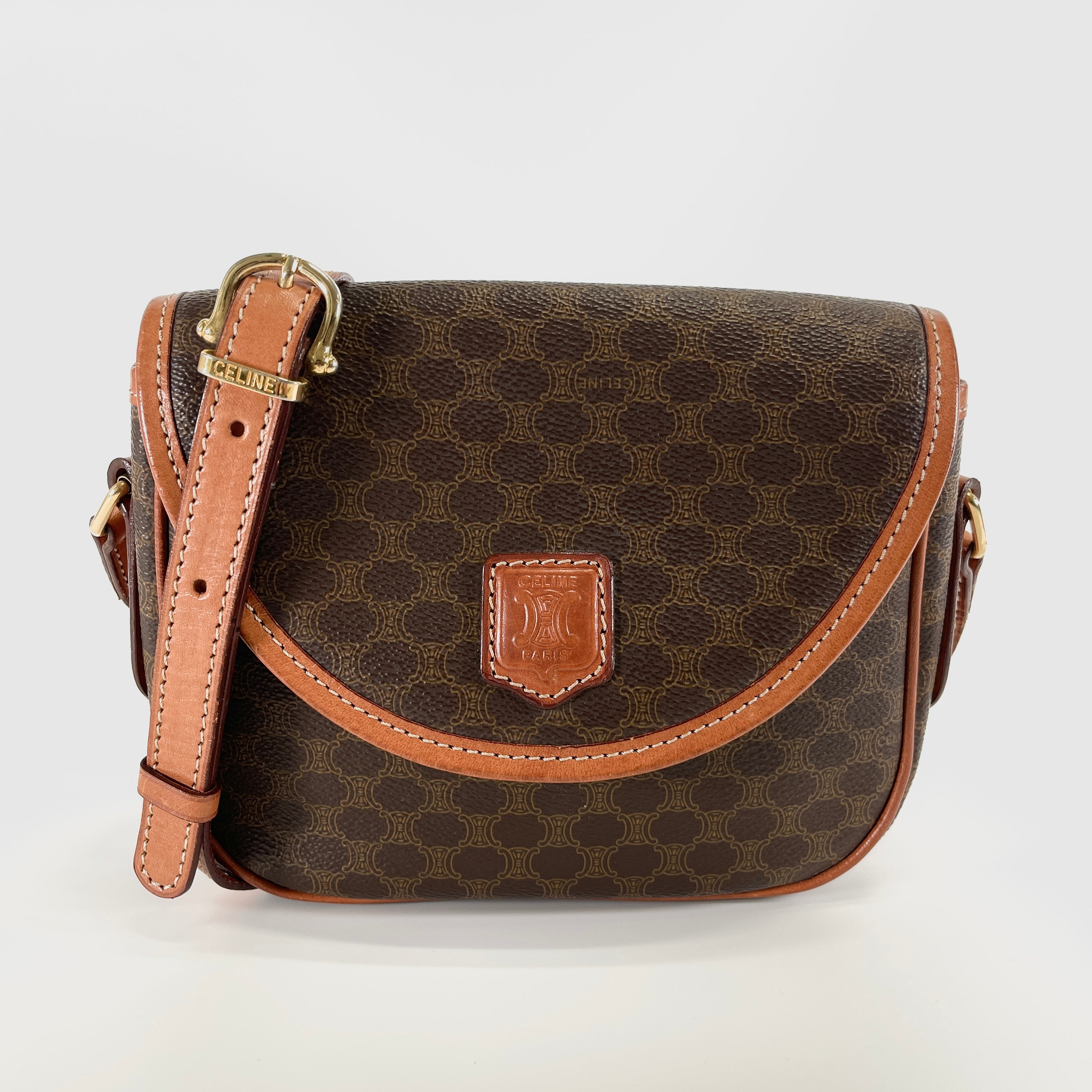 2605 secondhand CELINE Macadam Shoulder bag